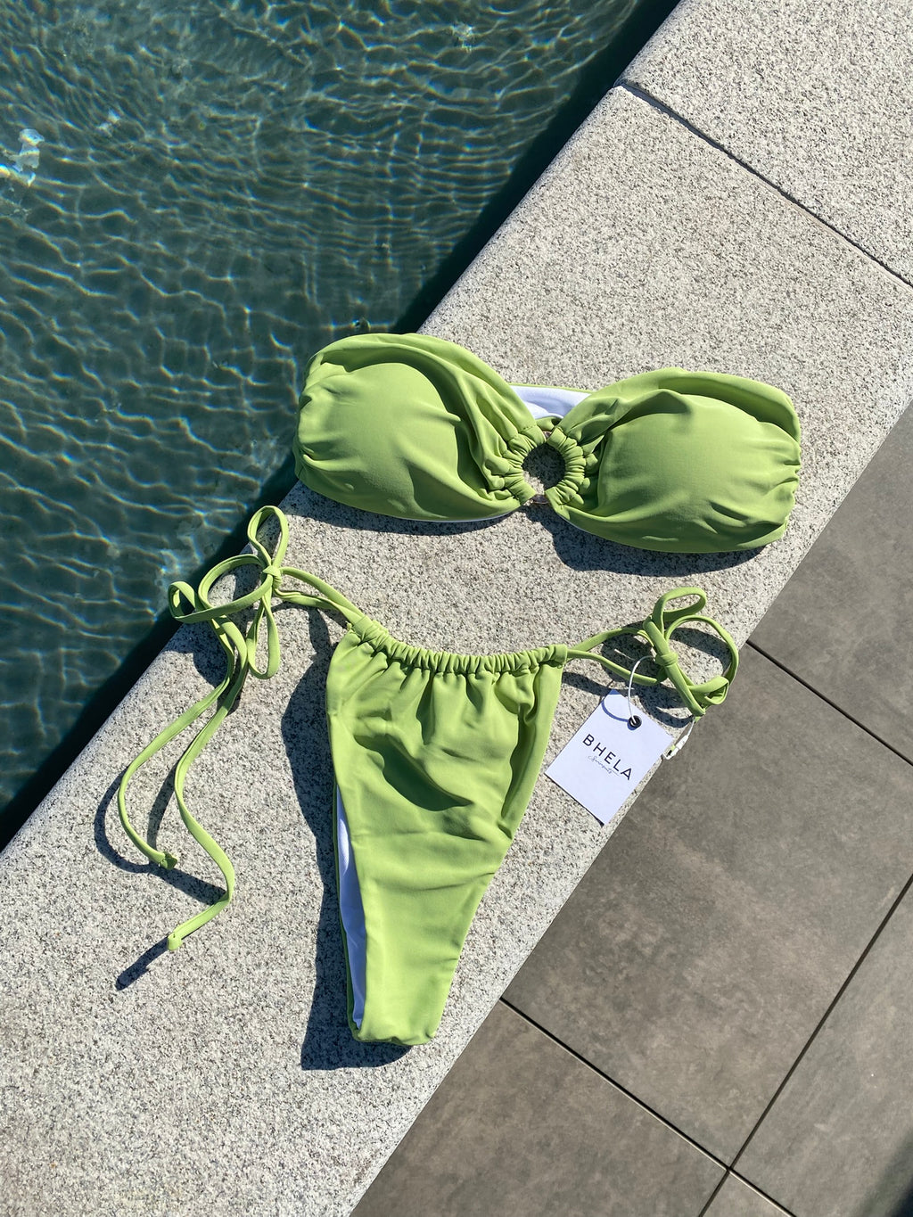 Bikini Strapless Pistacho