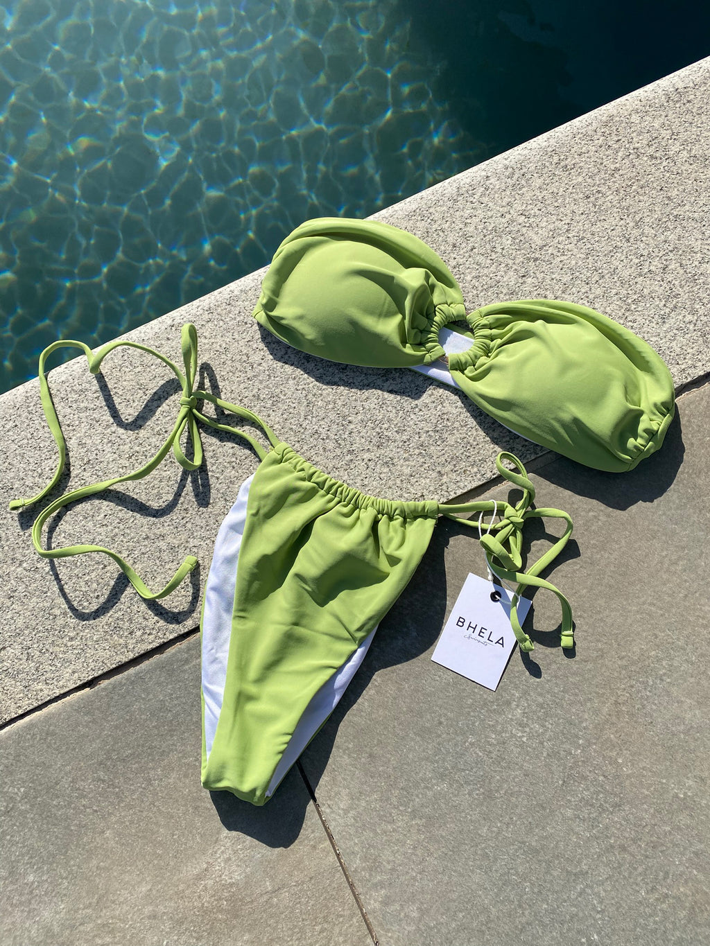 Bikini Strapless Pistacho