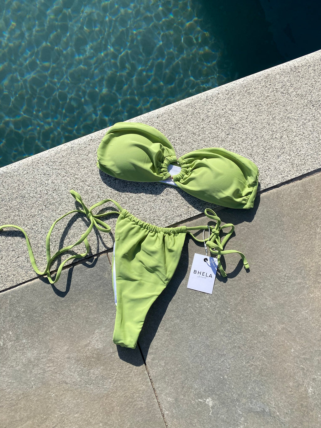 Bikini Strapless Pistacho