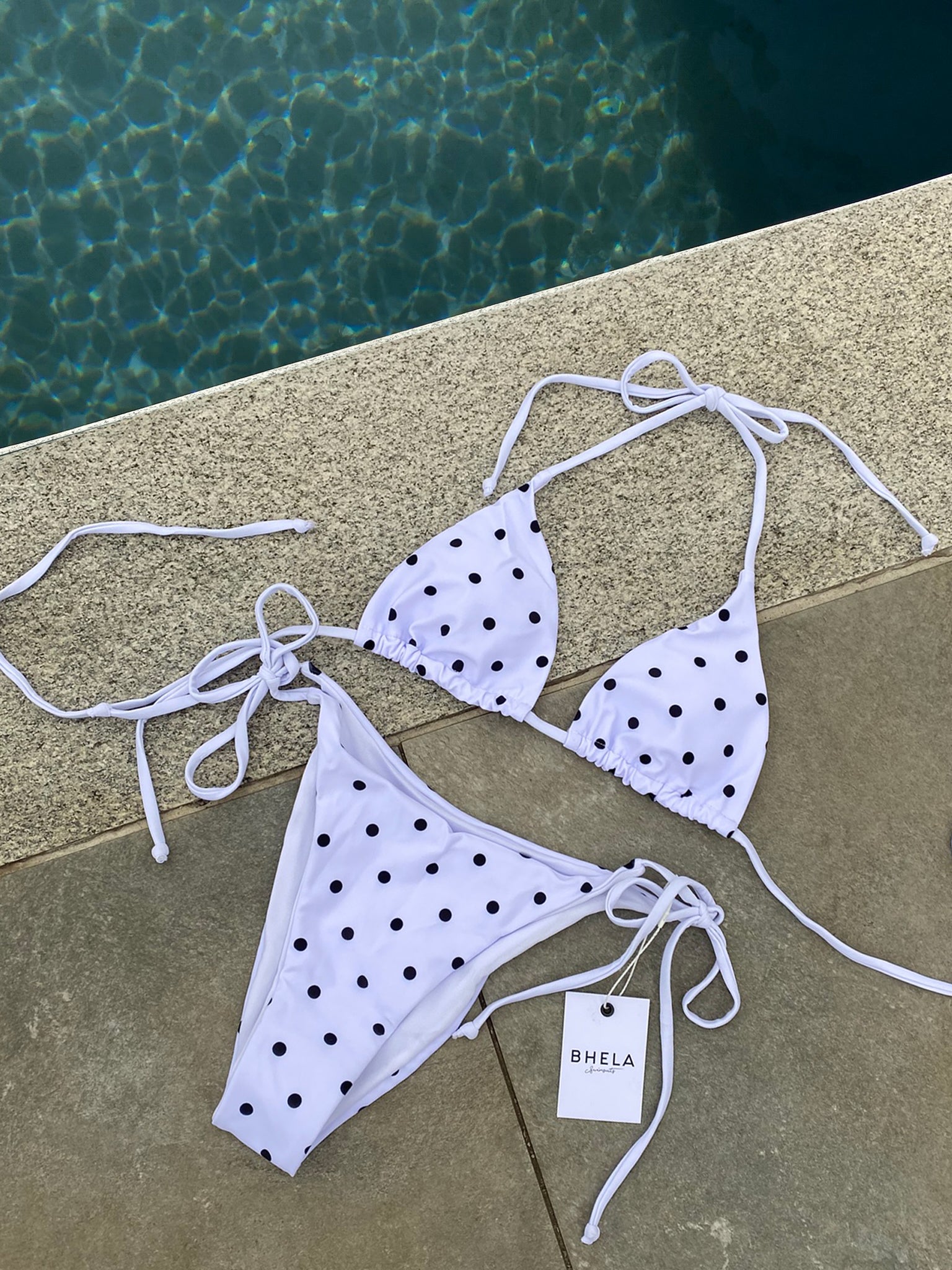 Bikini Polka Dots Blanco