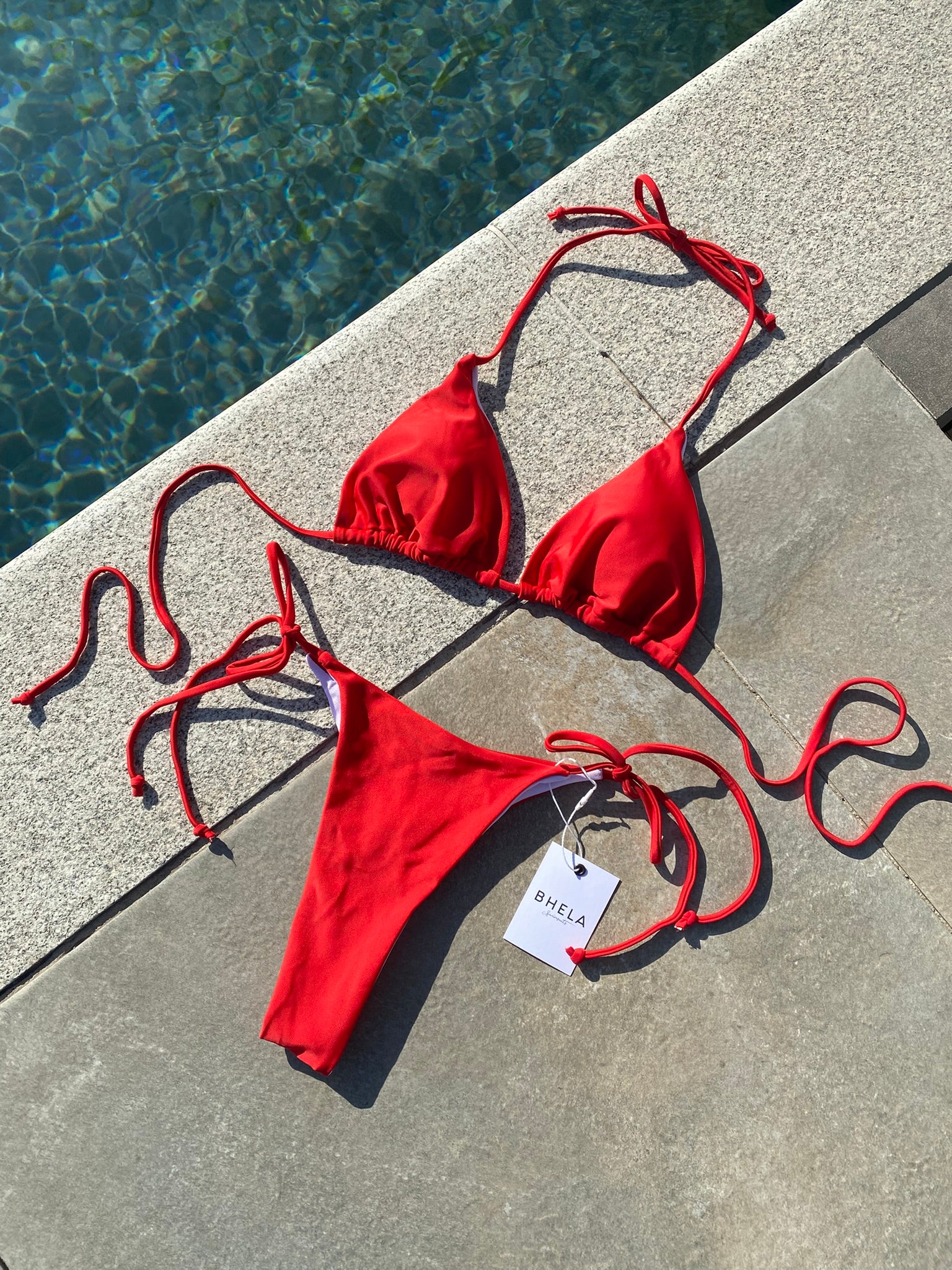Bikini Basic Ajustable Rojo