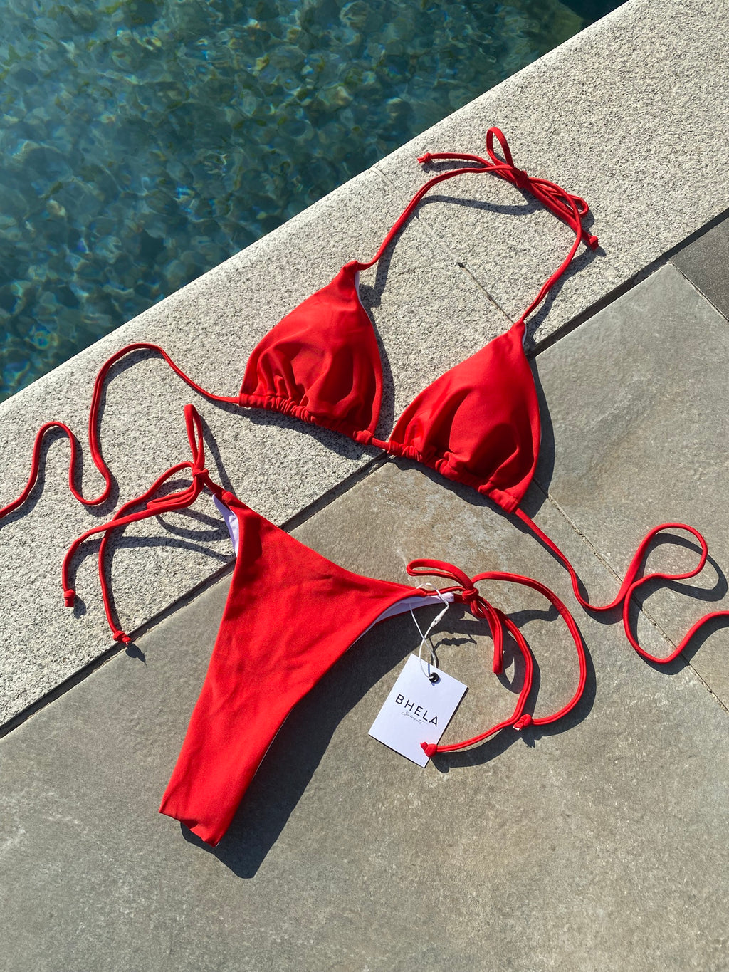 Bikini Basic Ajustable Rojo