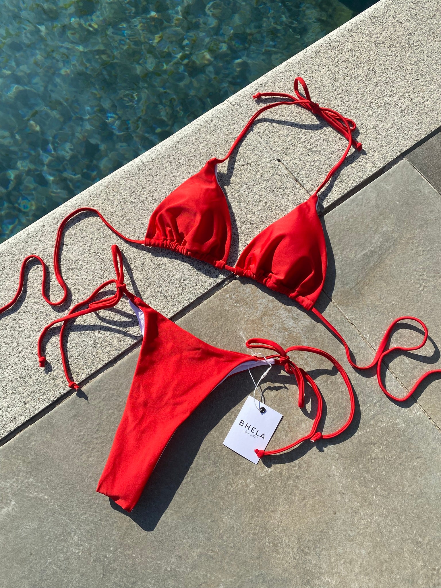 Bikini Basic Ajustable Rojo