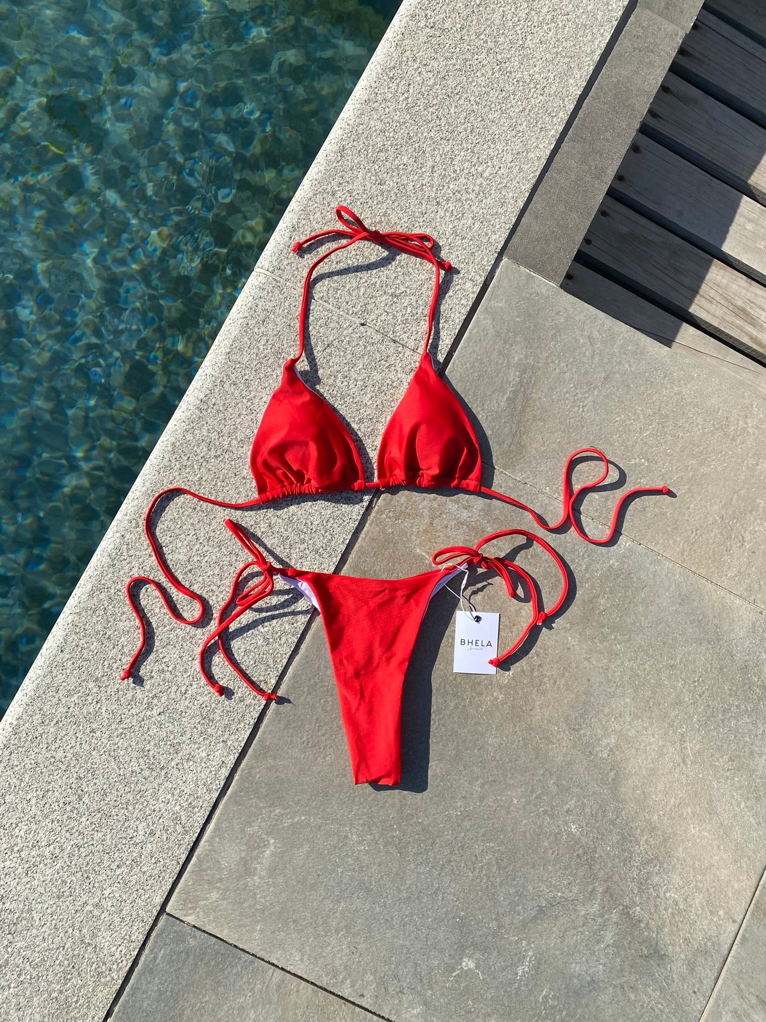 Bikini Basic Ajustable Rojo