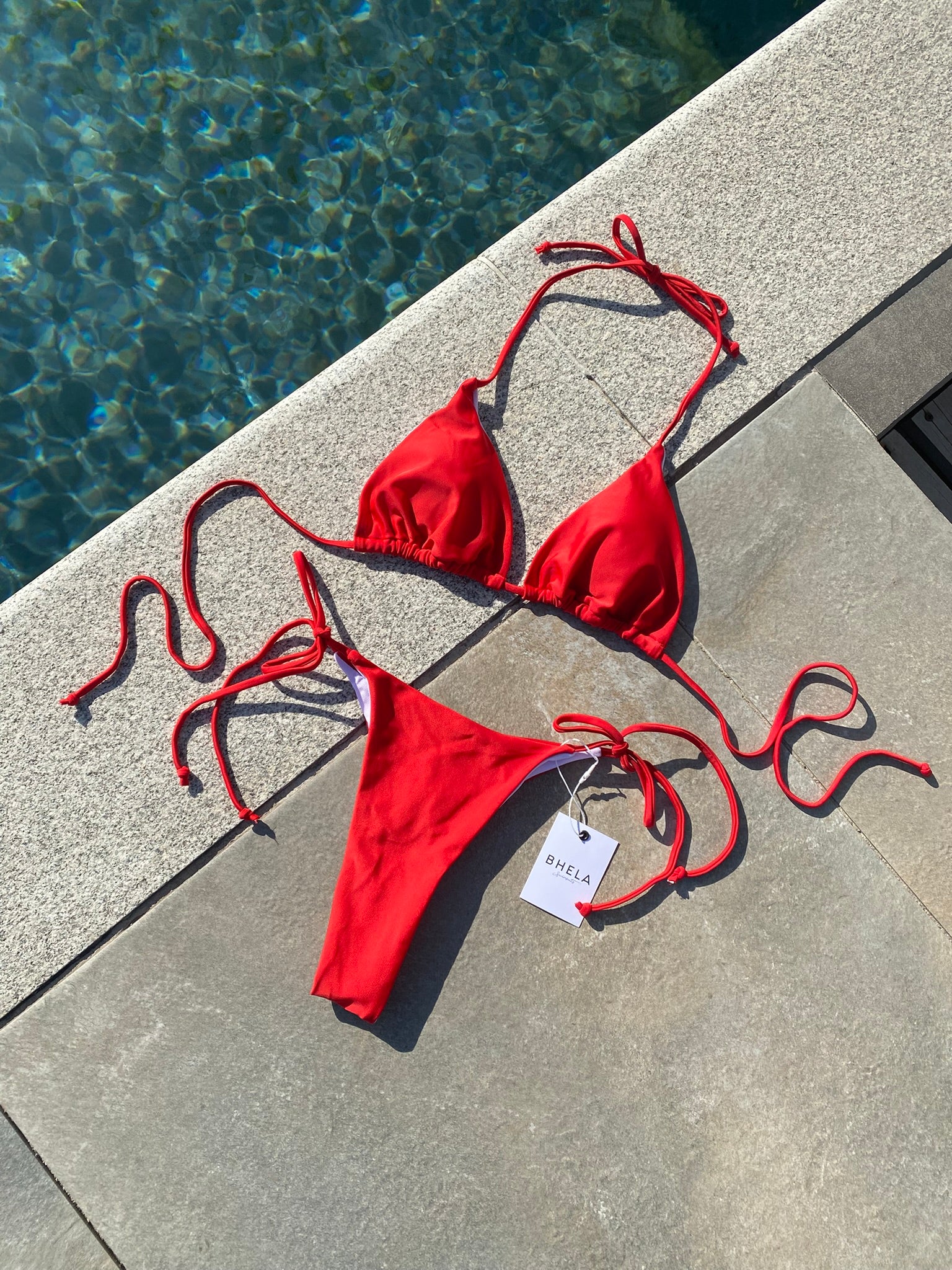 Bikini Basic Ajustable Rojo