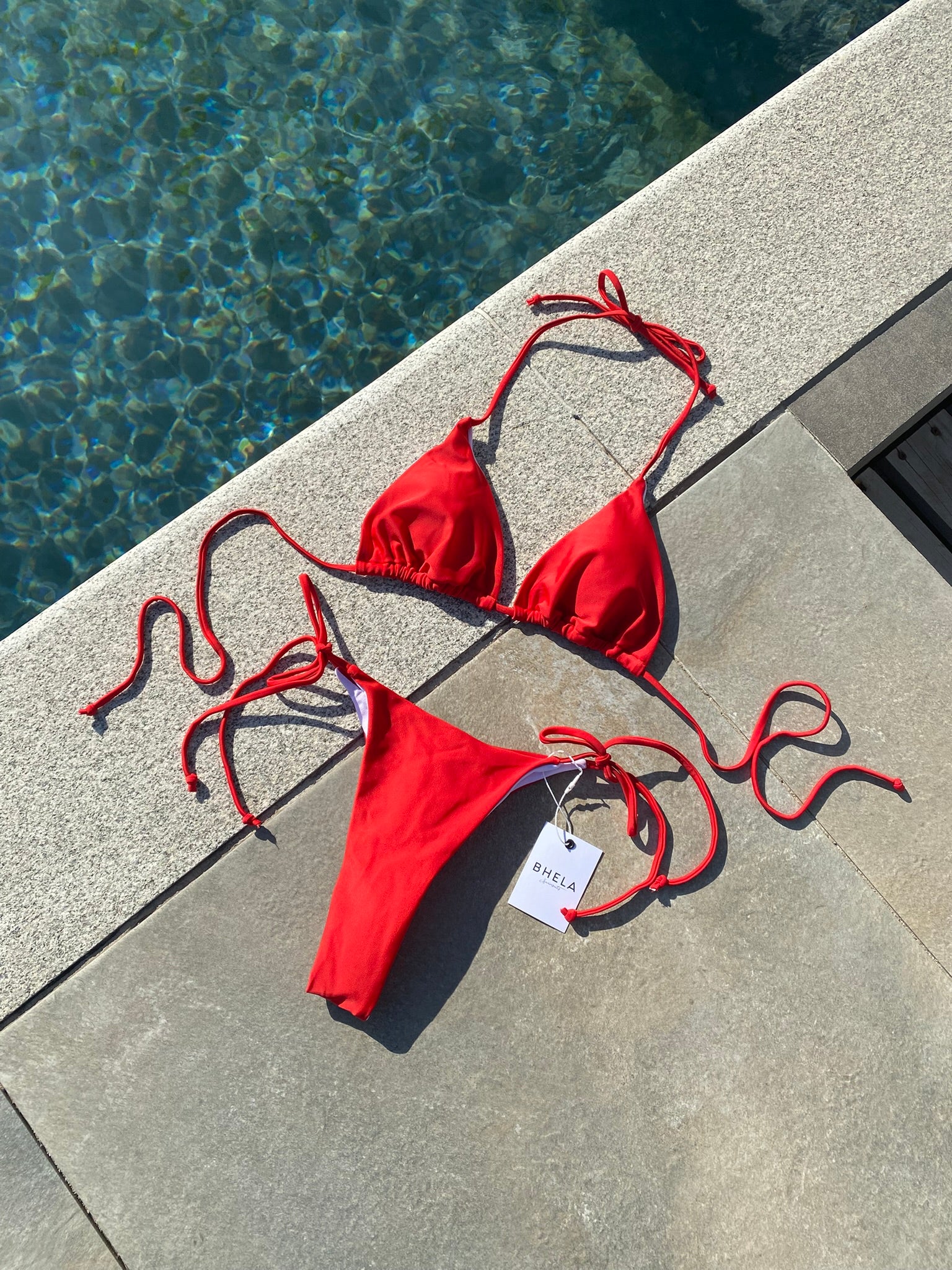 Bikini Basic Ajustable Rojo