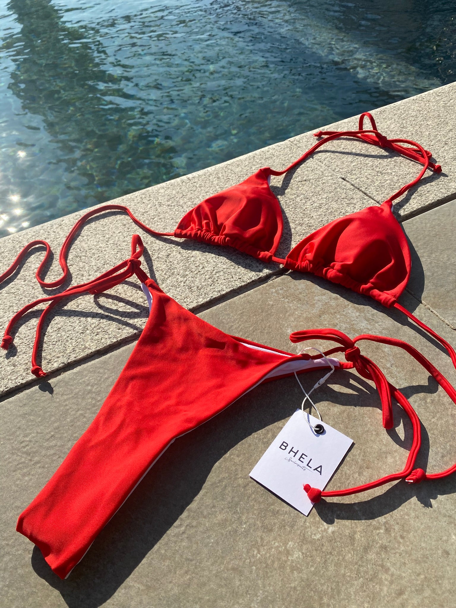 Bikini Basic Ajustable Rojo