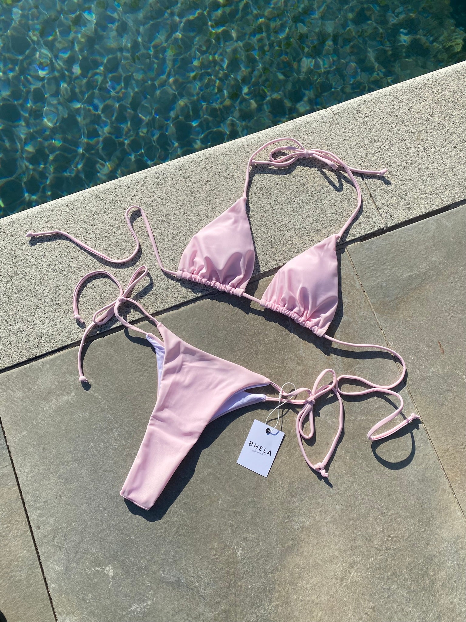 Bikini Basic Ajustable Rosado