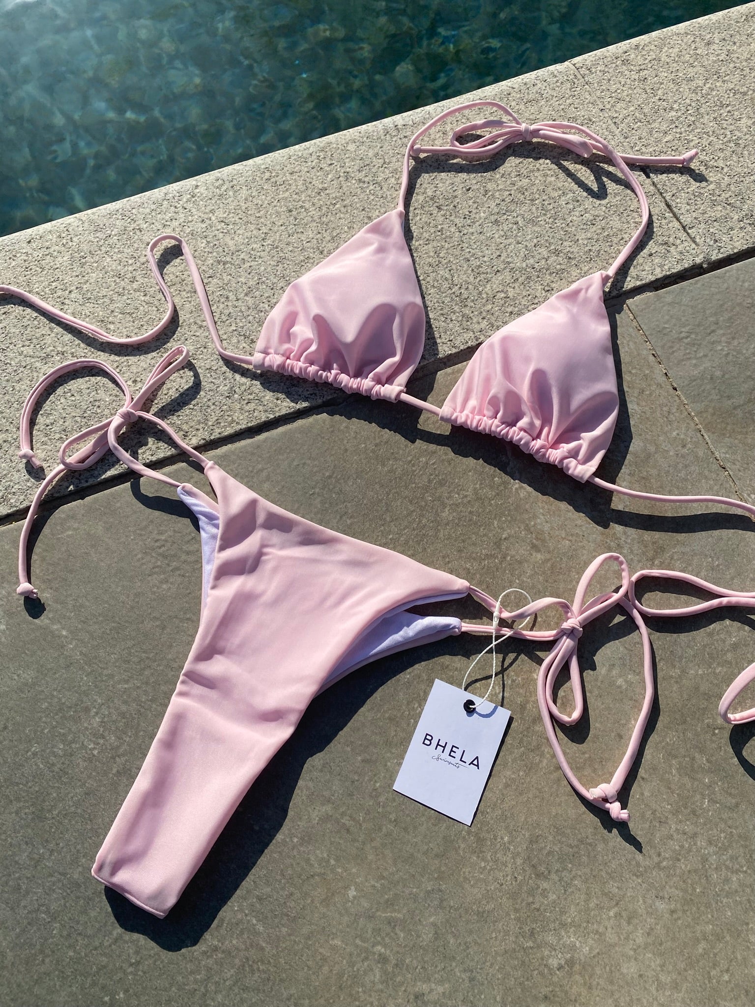 Bikini Basic Ajustable Rosado