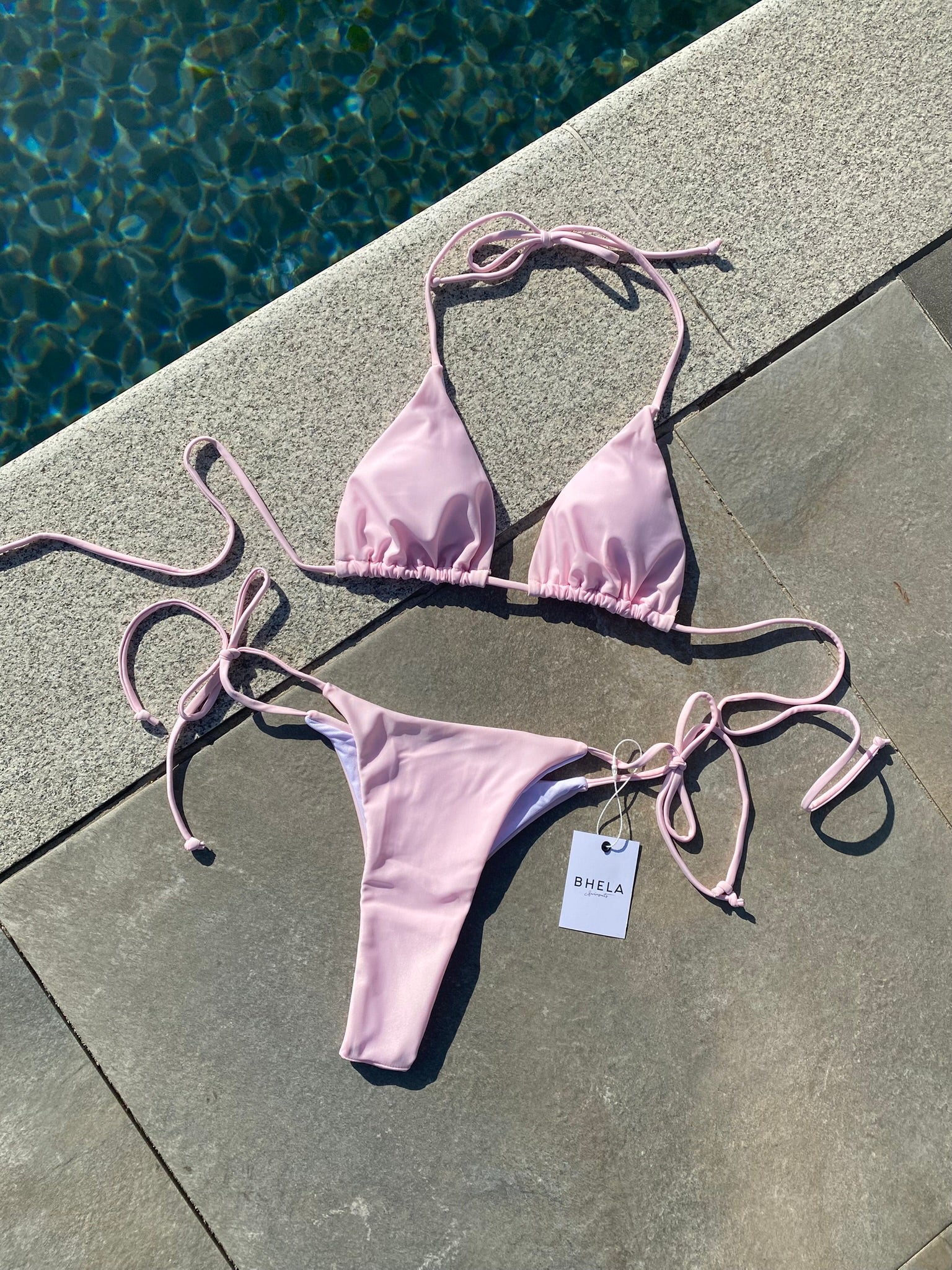 Bikini Basic Ajustable Rosado