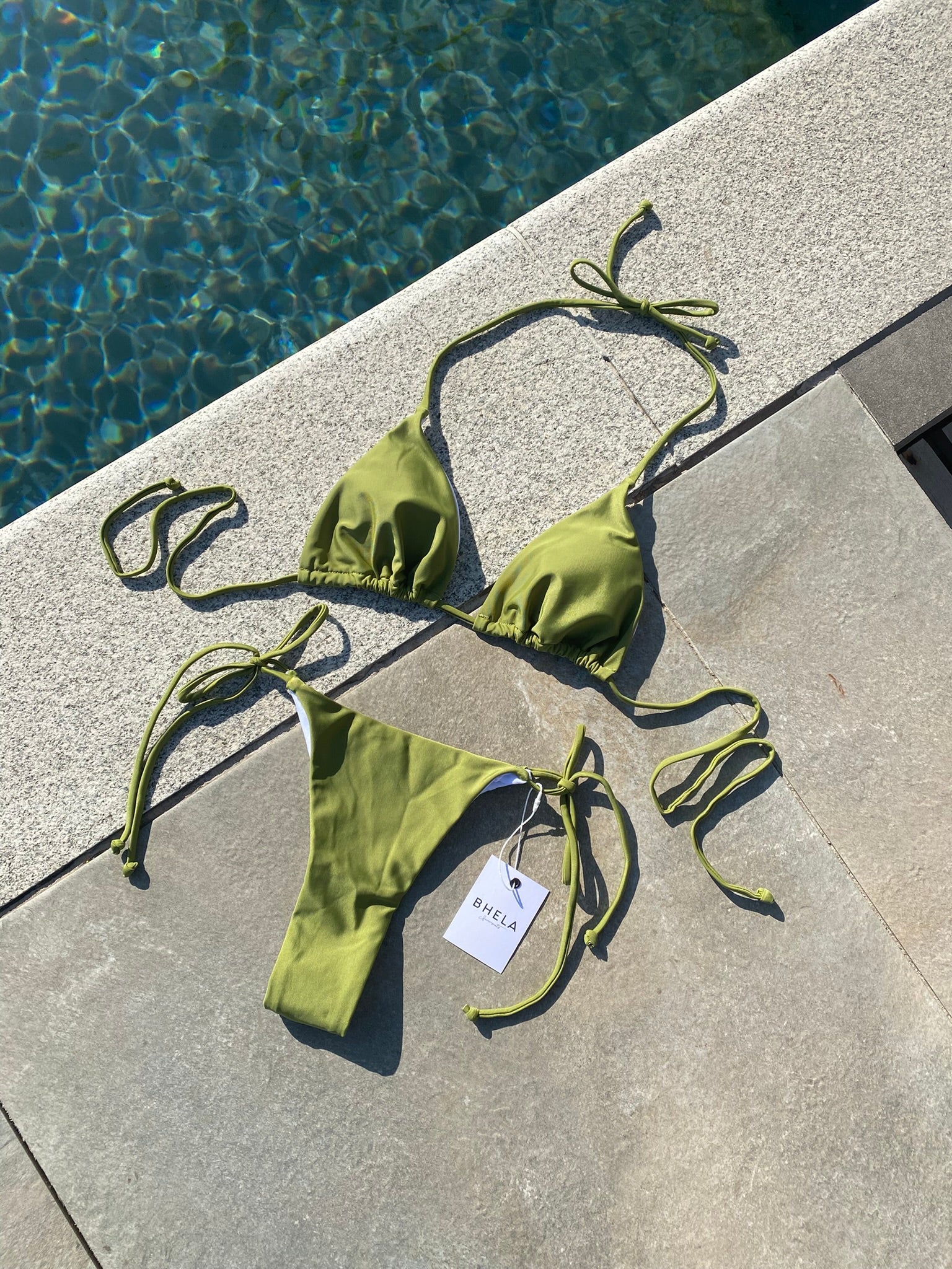 Bikini Basic Ajustable Oliva