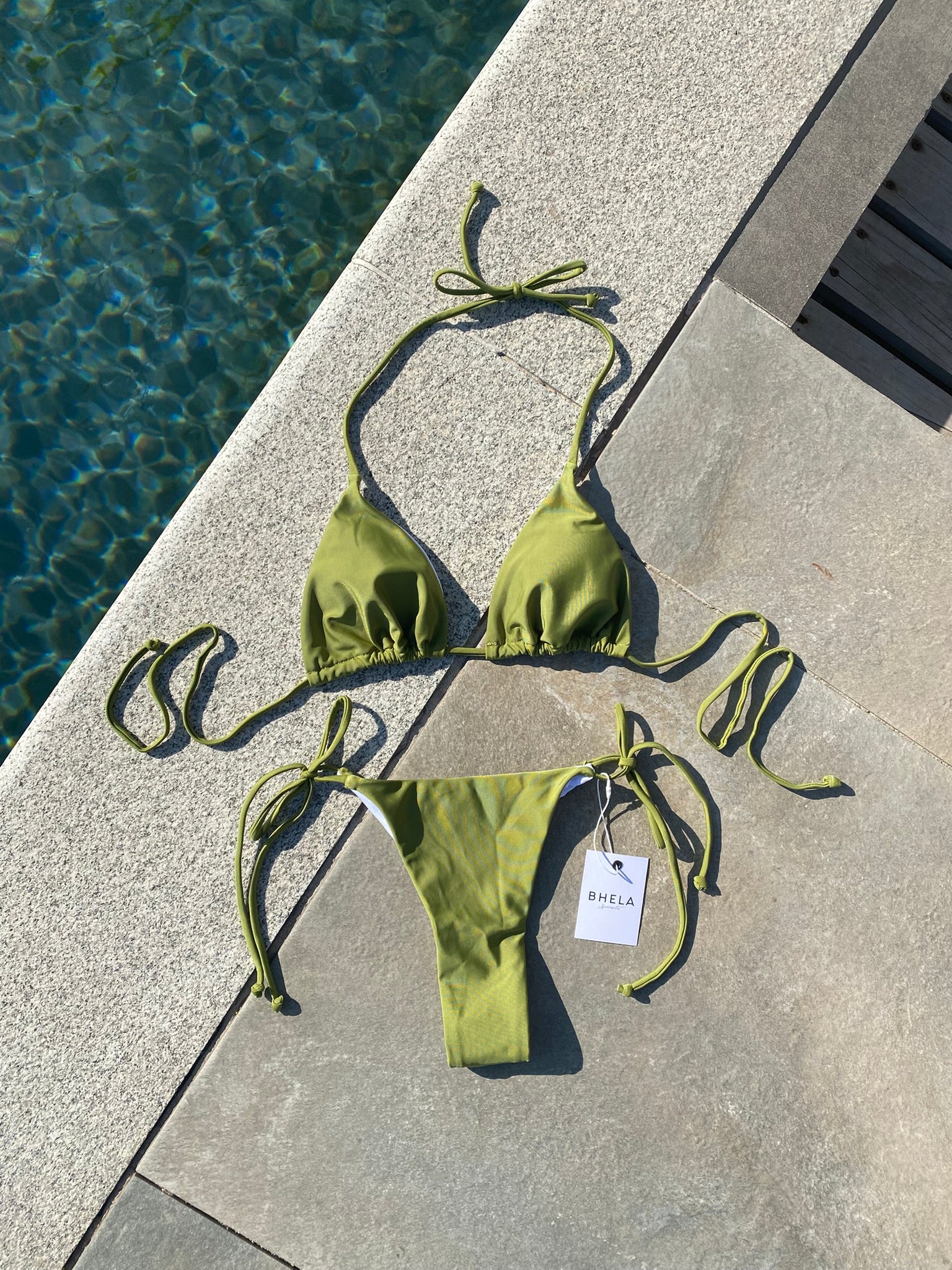 Bikini Basic Ajustable Oliva