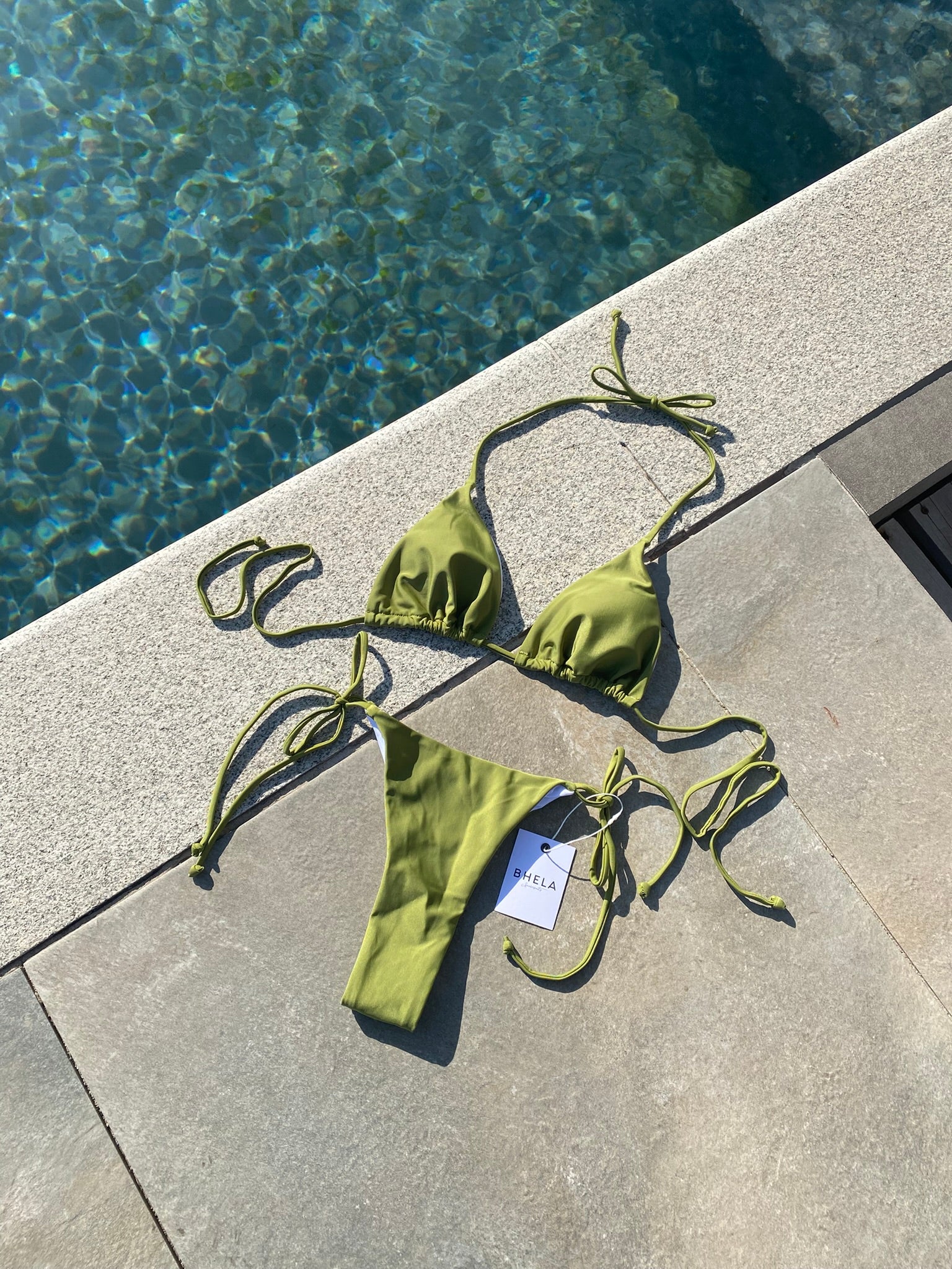Bikini Basic Ajustable Oliva