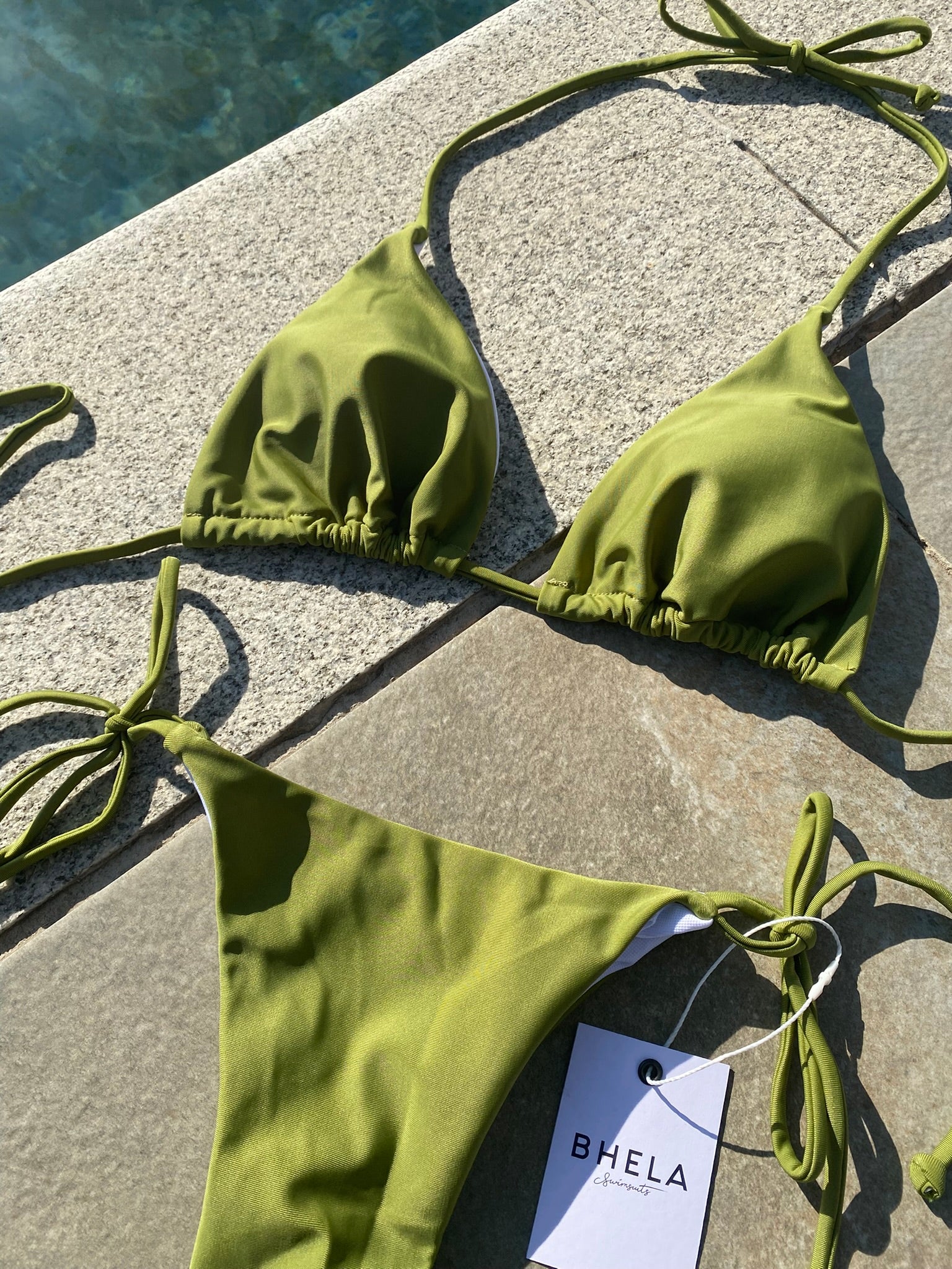 Bikini Basic Ajustable Oliva