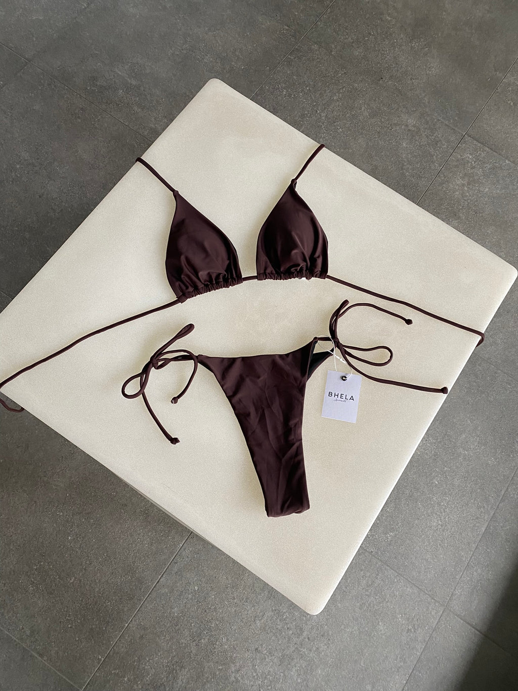 Bikini Basic Ajustable Marrón