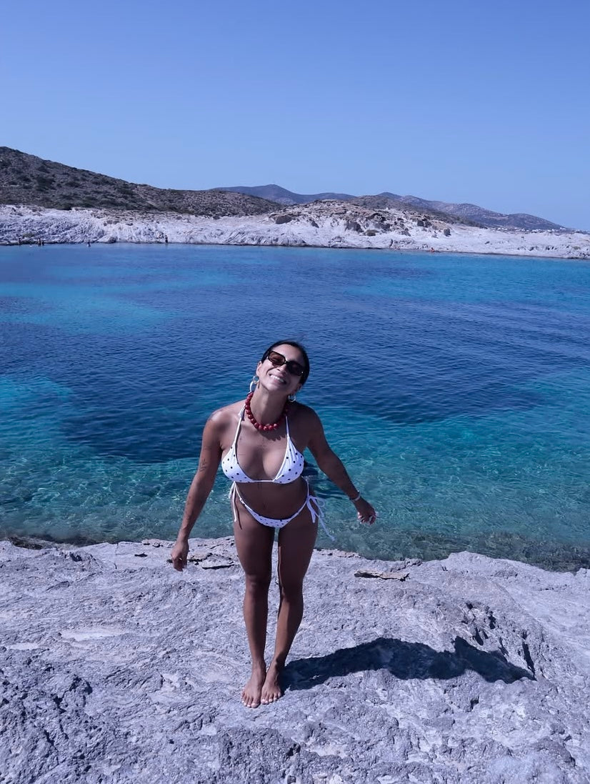 Bikini Polka Dots Blanco