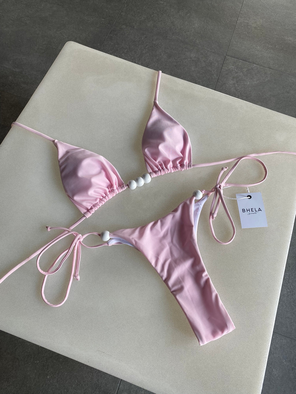 Bikini Marea Baby Pink Semi-Colaless