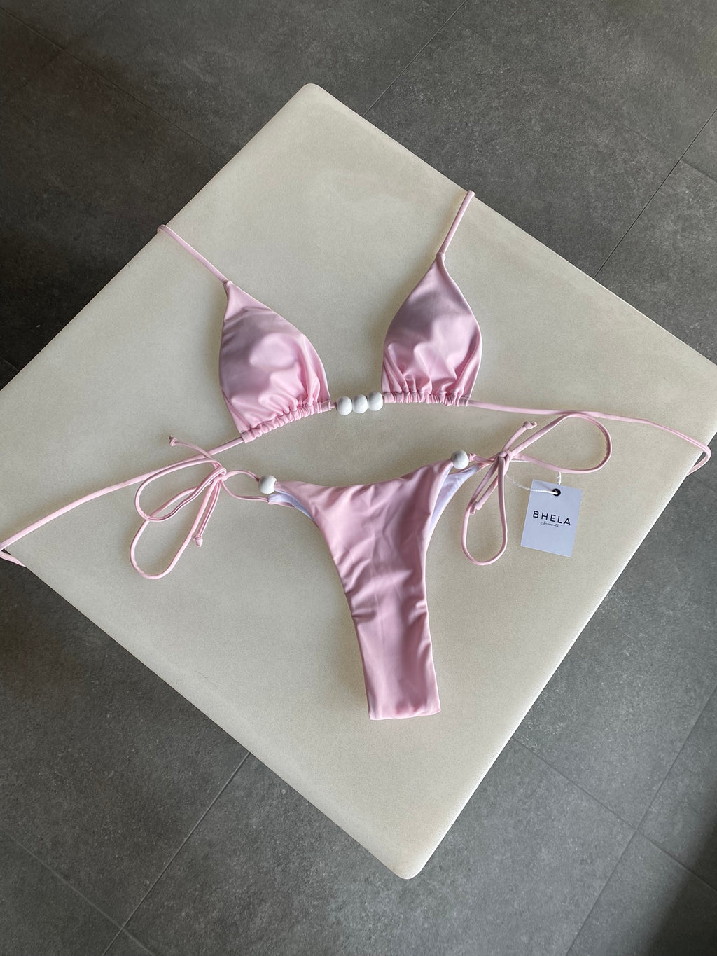Bikini Marea Baby Pink Semi-Colaless