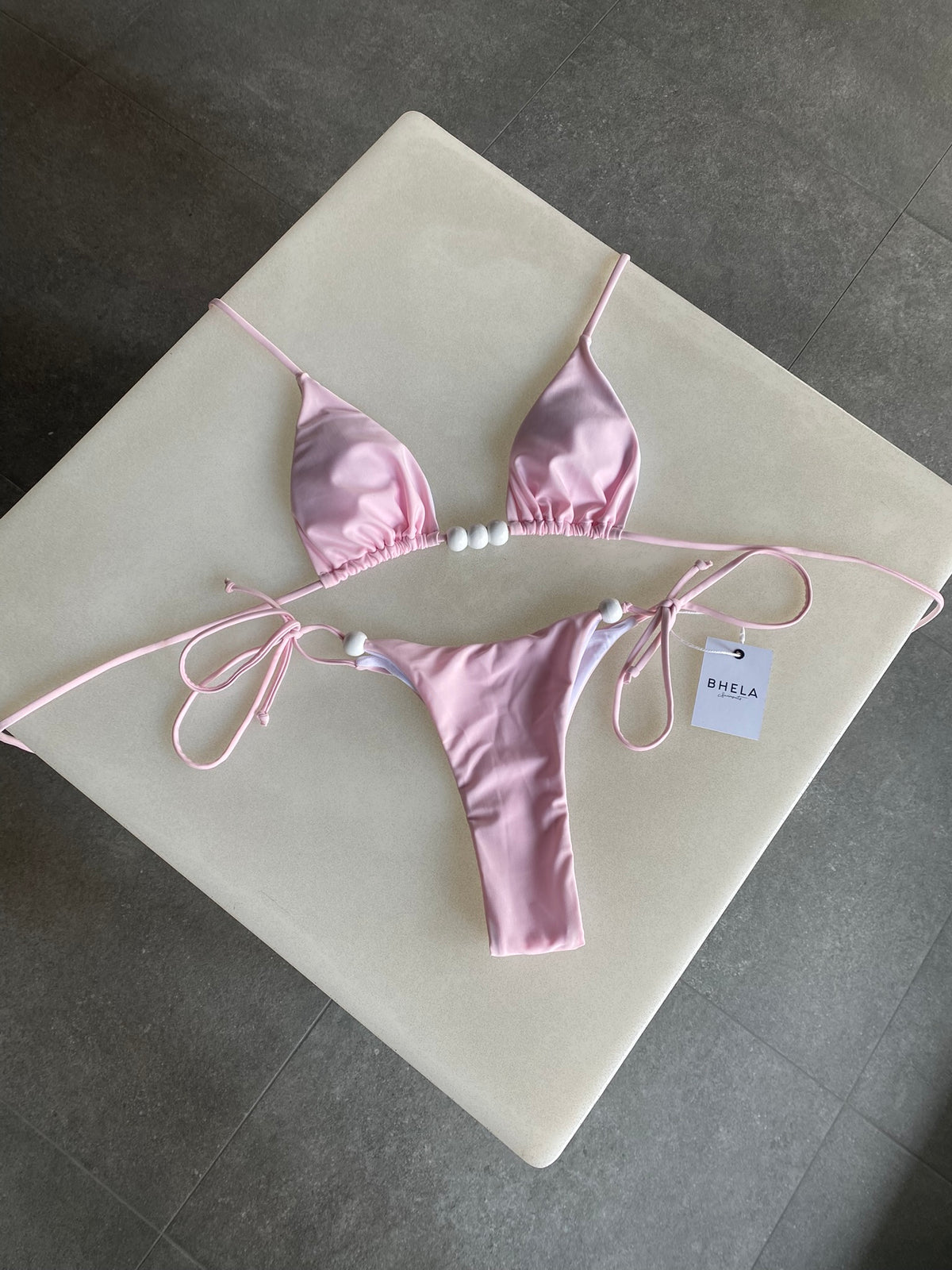 Bikini Marea Baby Pink Semi-Colaless