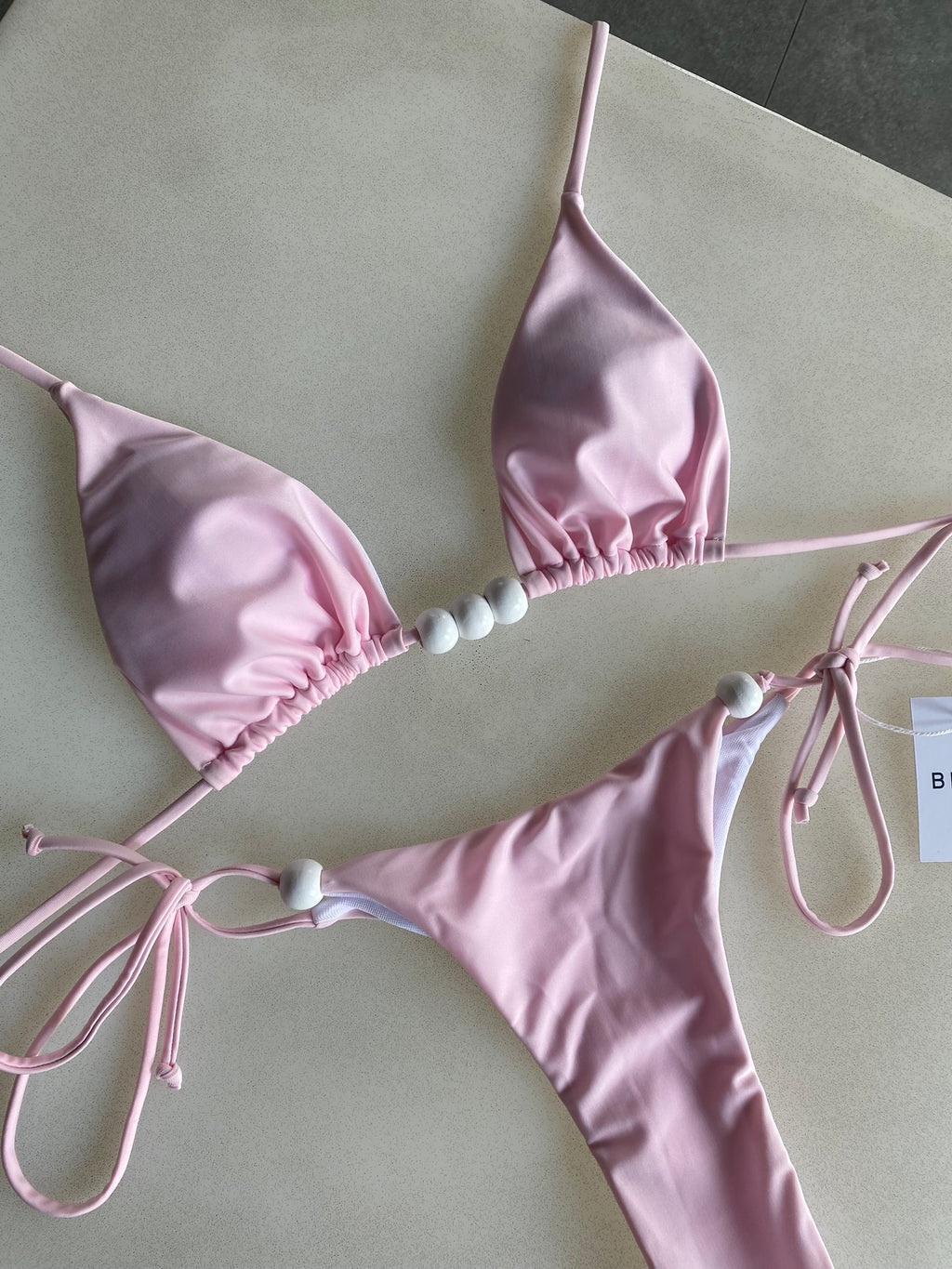 Bikini Marea Baby Pink Semi-Colaless