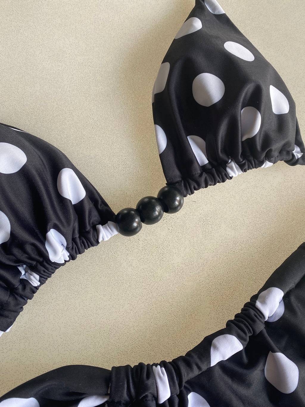 Bikini Polka Dot Negro
