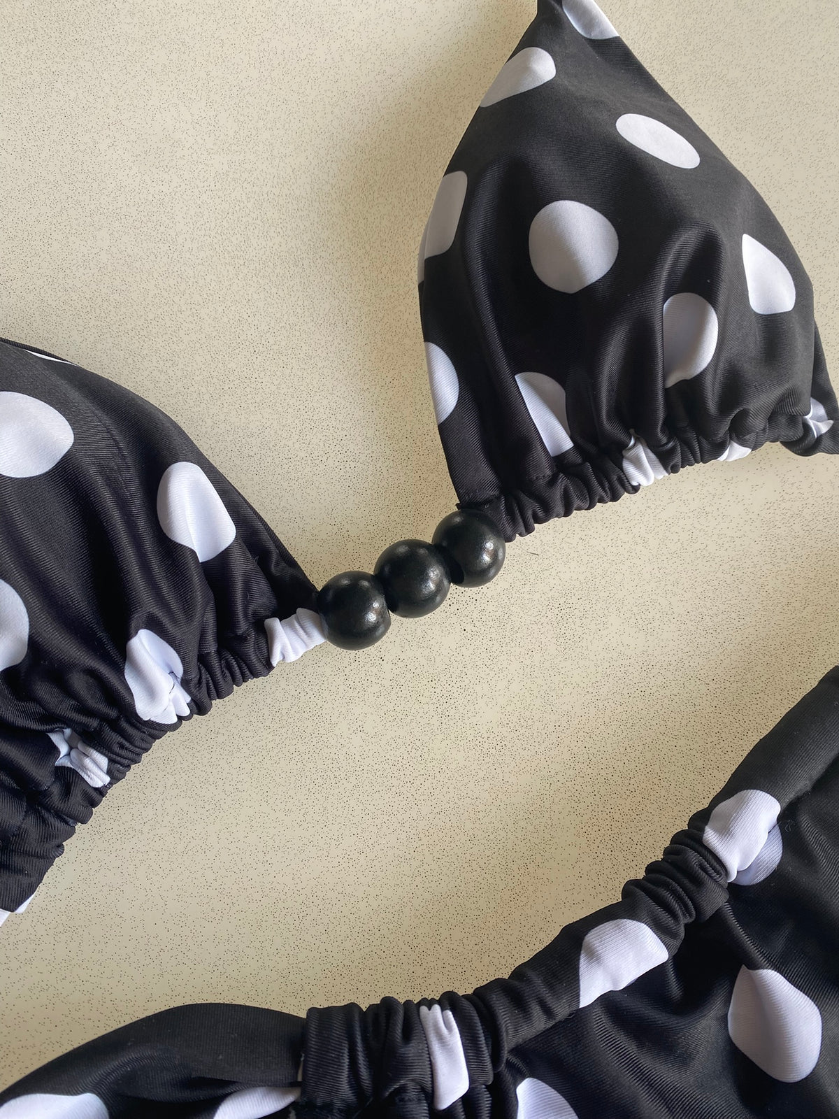 Bikini Polka Dot Negro