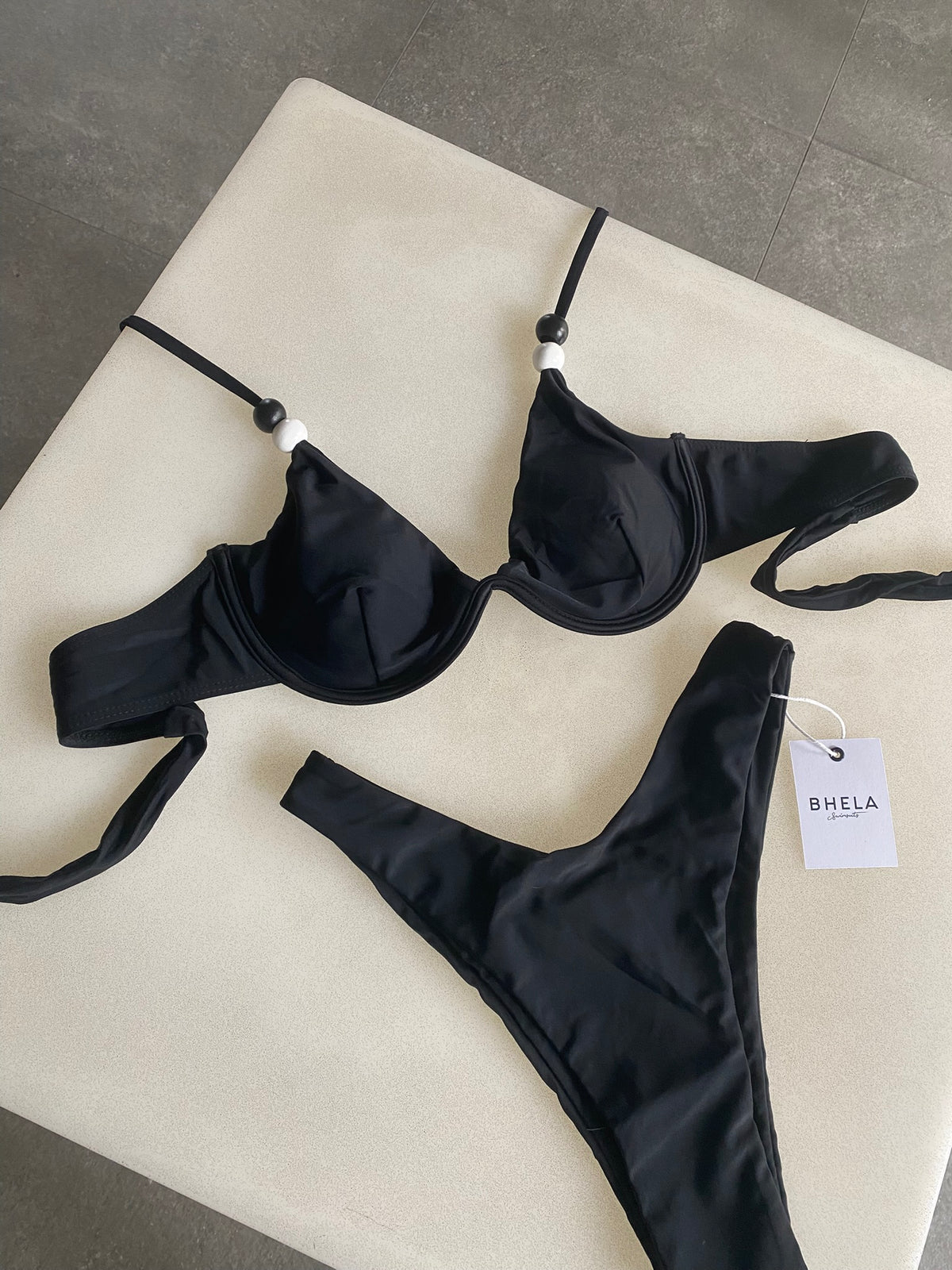 Bikini Marea Negro Push Up
