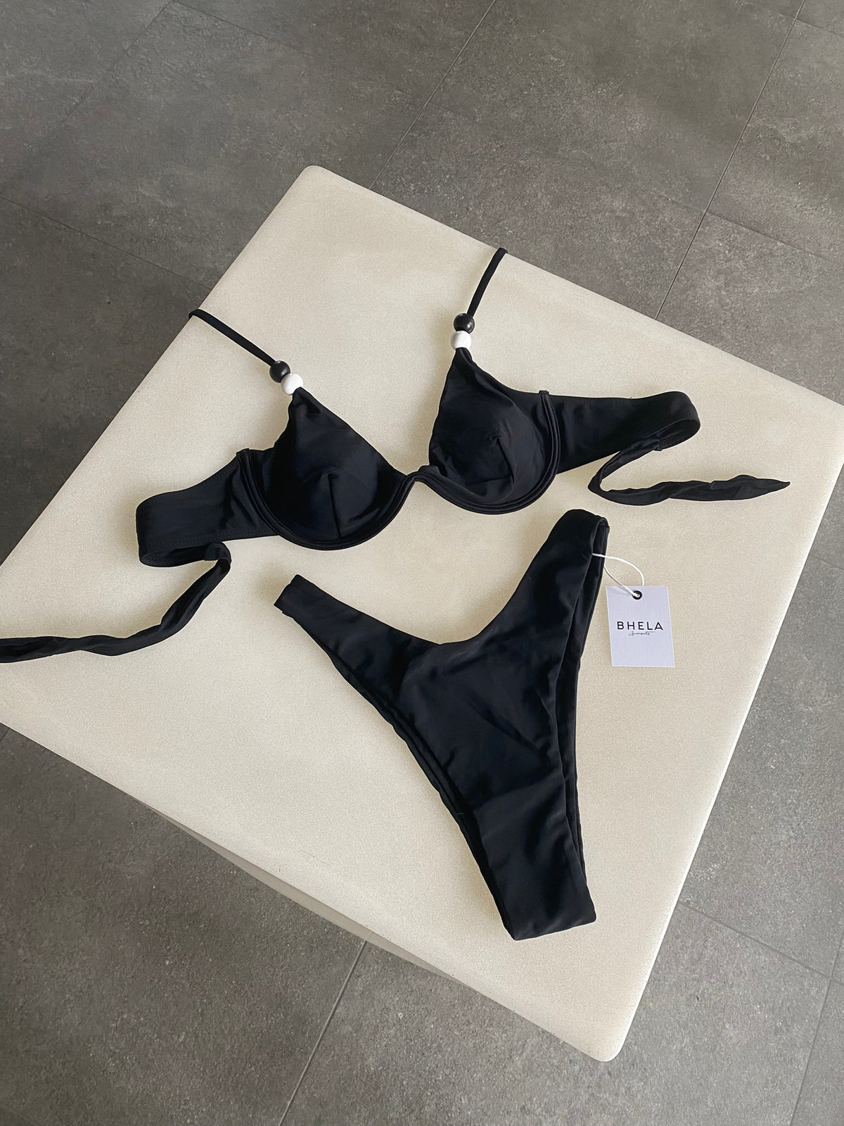 Bikini Marea Negro Push Up