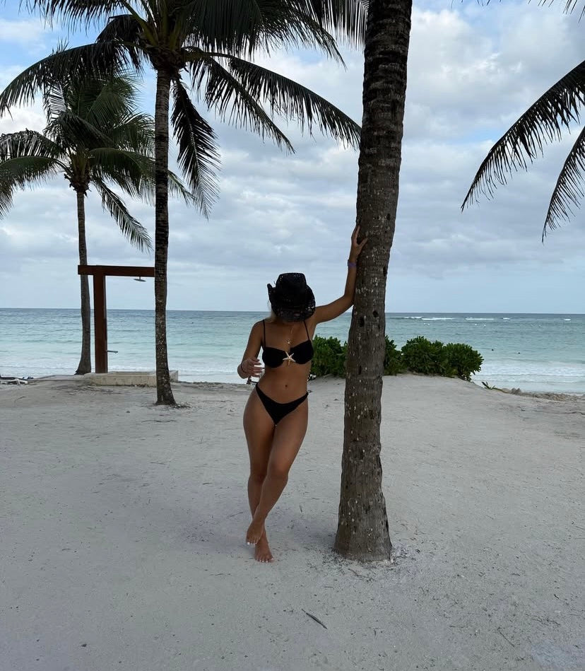 Bikini Star Push Up Negro