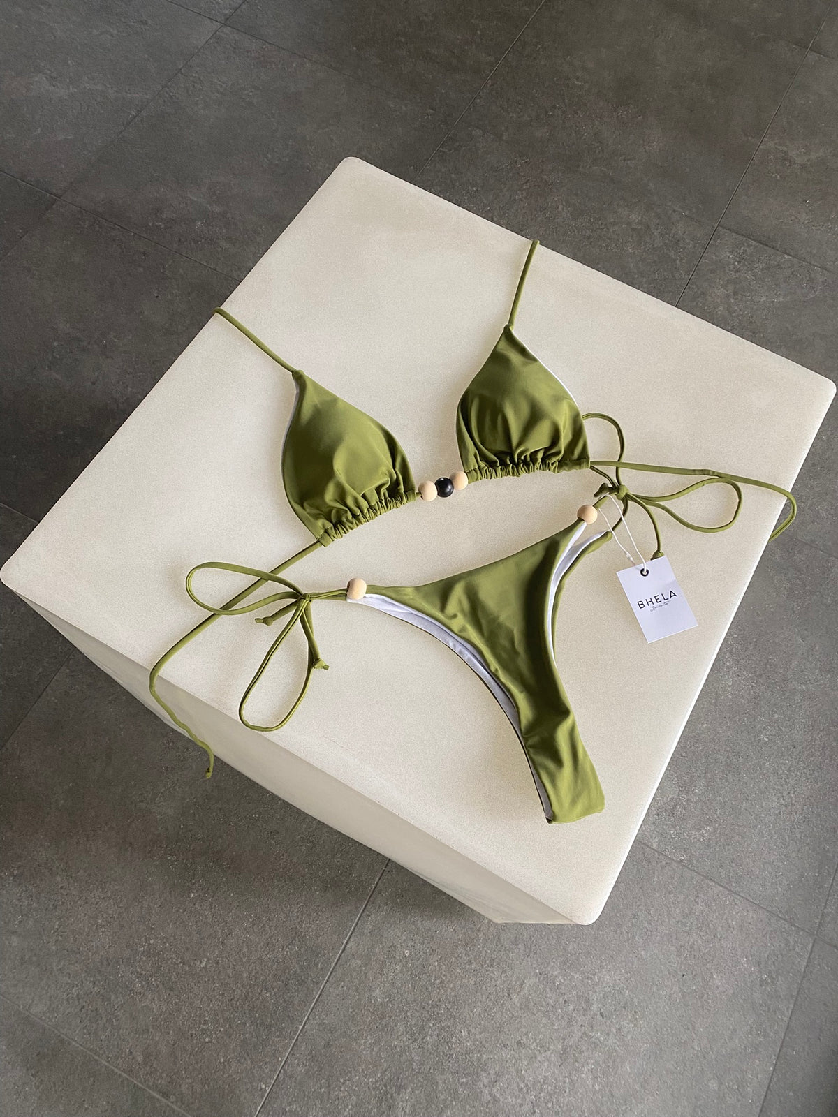 Bikini Marea Verde Semi-Colaless