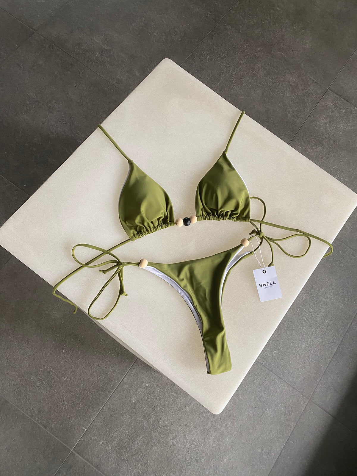Bikini Marea Verde Semi-Colaless