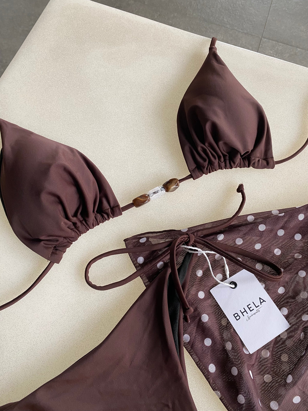Conjunto Polka Dot Café 3 Piezas