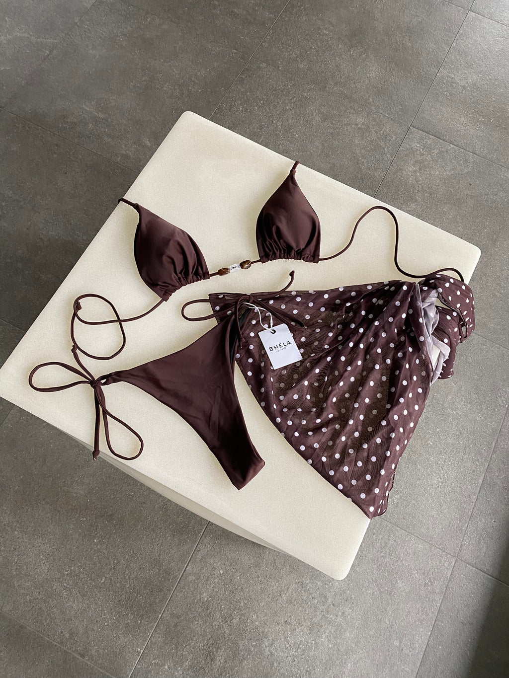 Conjunto Polka Dot Café 3 Piezas