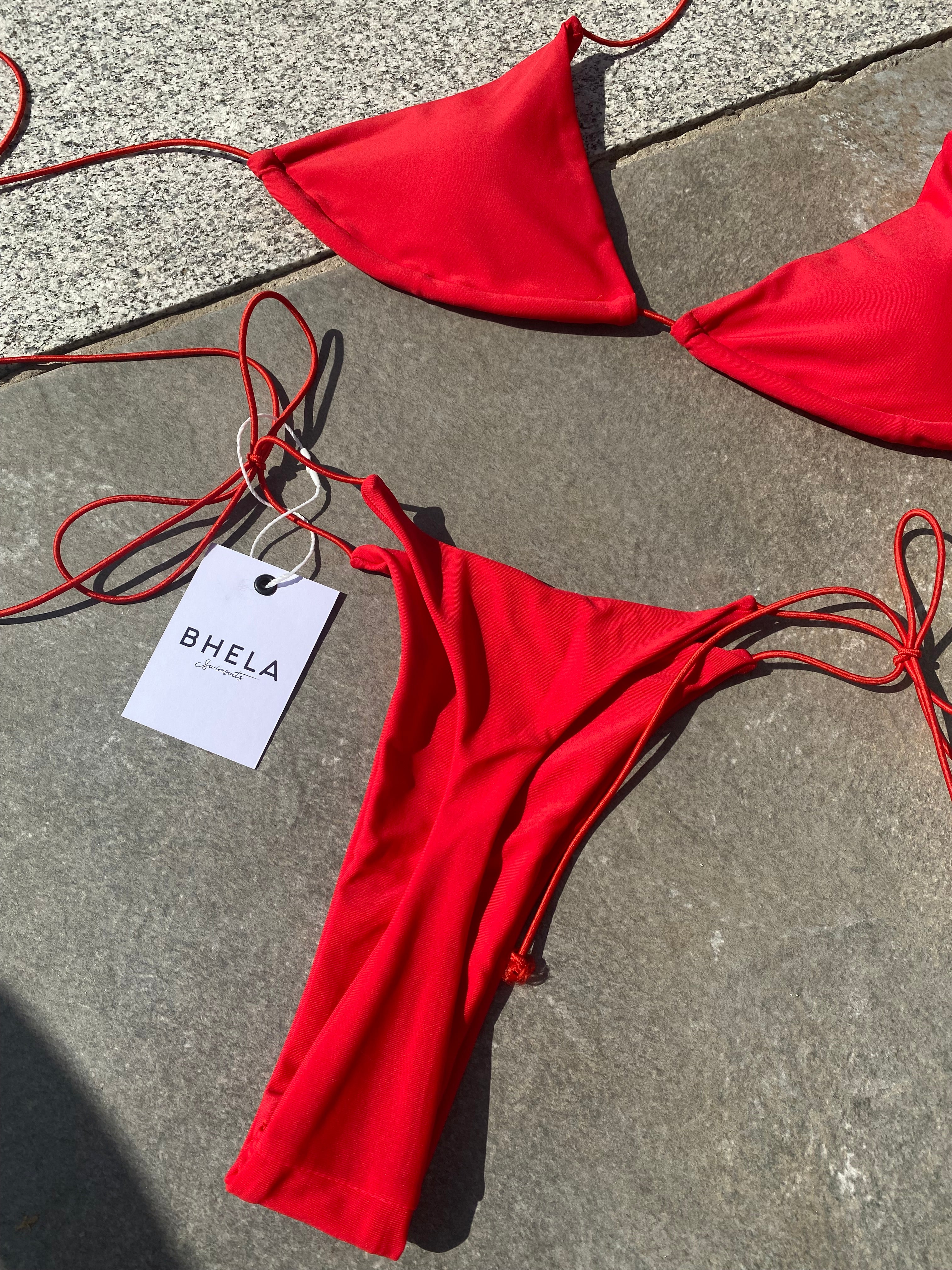 Bikini Bronceador rojo