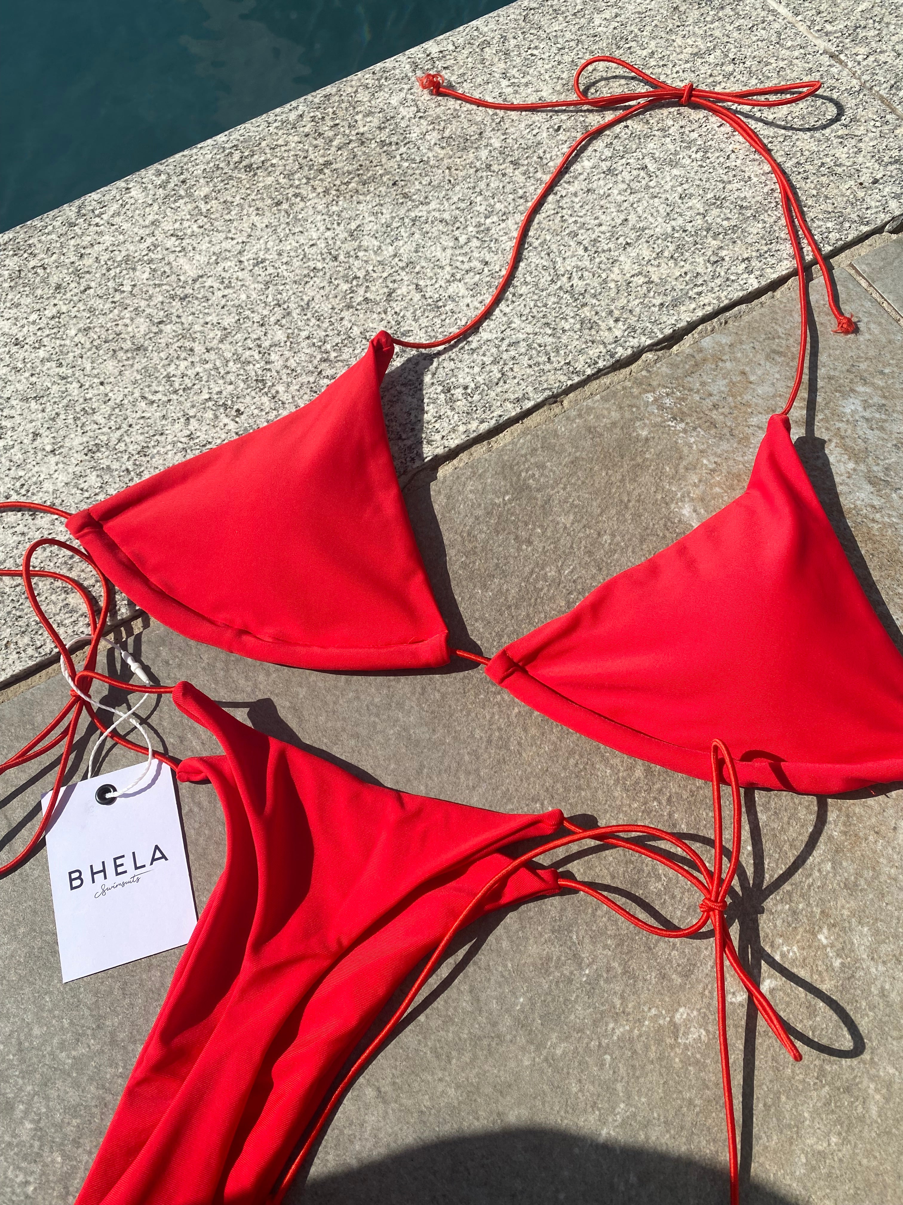 Bikini Bronceador rojo