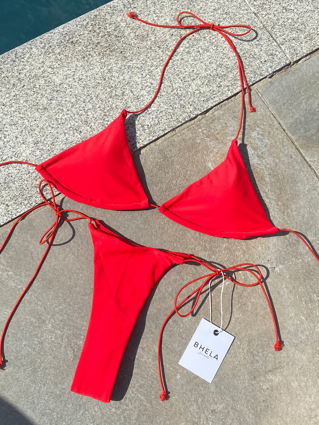 Bikini Bronceador rojo