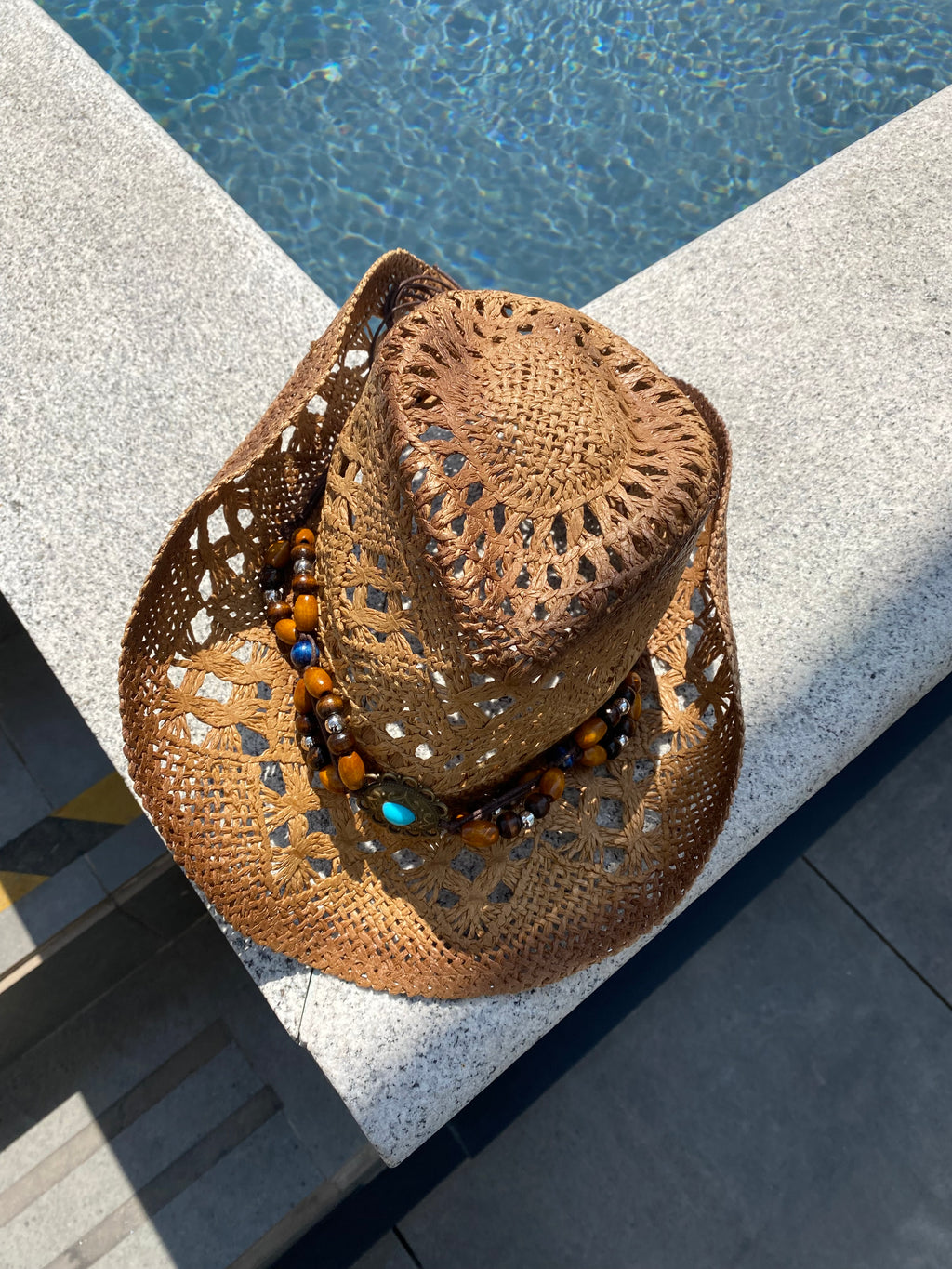 Sombrero Bohemio con bisuteria