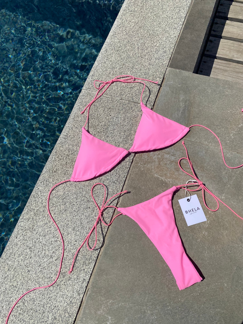 Bikini Bronceador rosado intenso