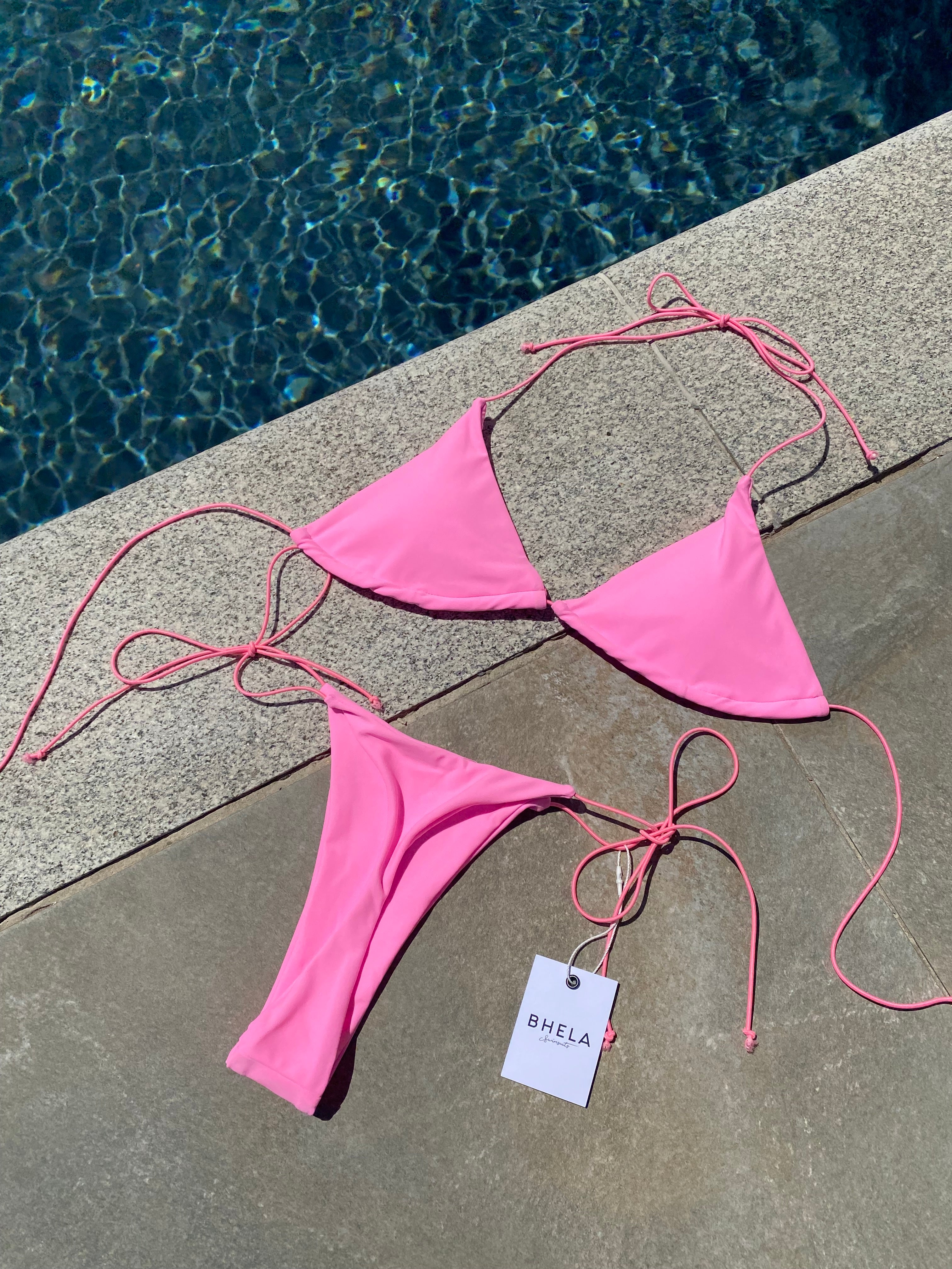Bikini Bronceador rosado intenso