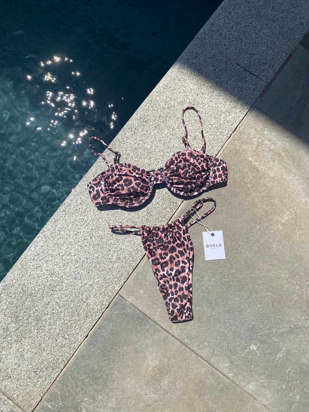 Bikini Push Up Animal Print