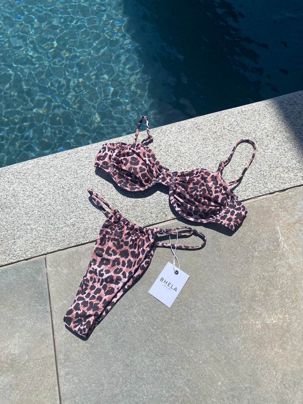 Bikini Push Up Animal Print