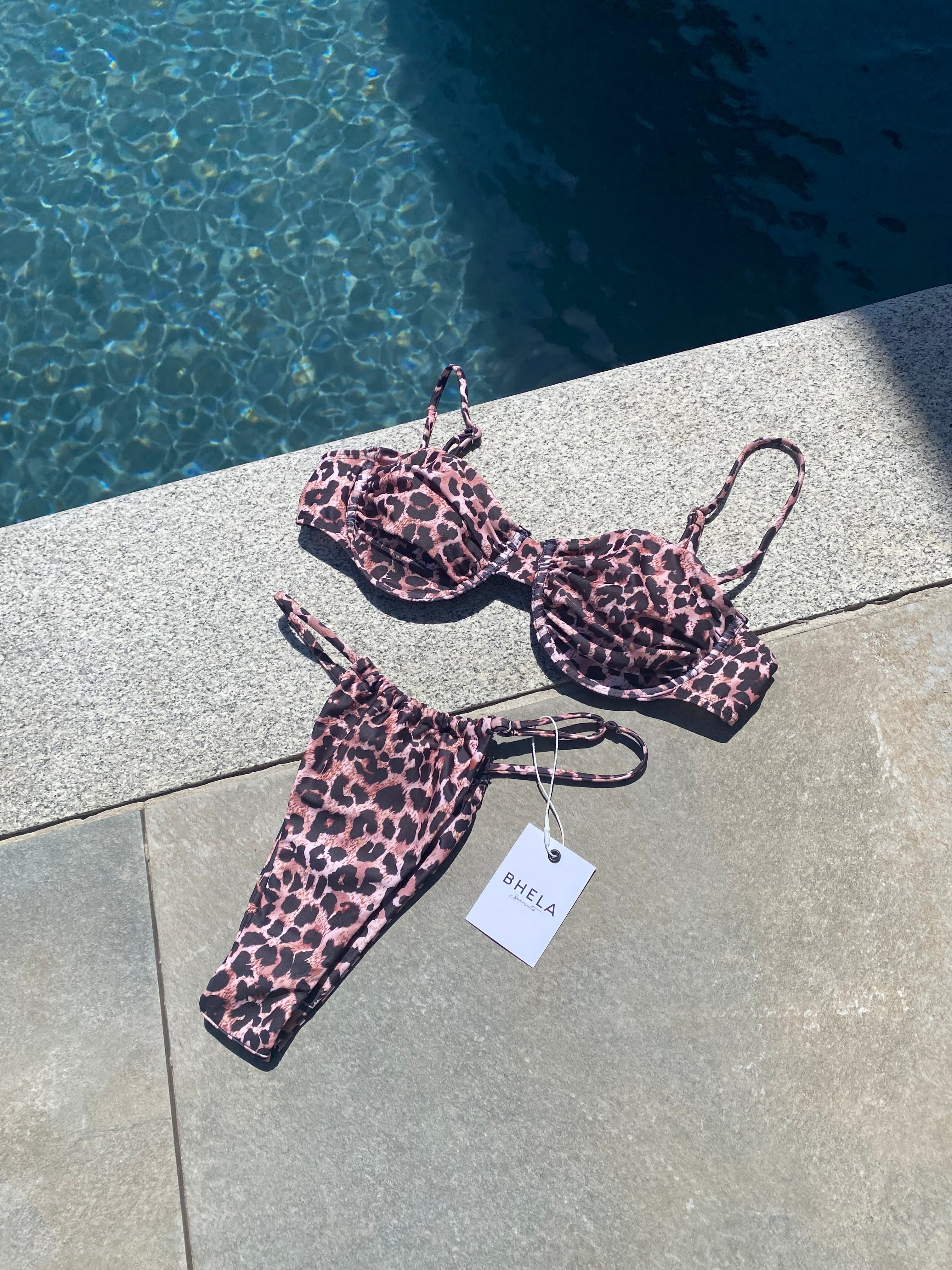 Bikini Animal Print push up