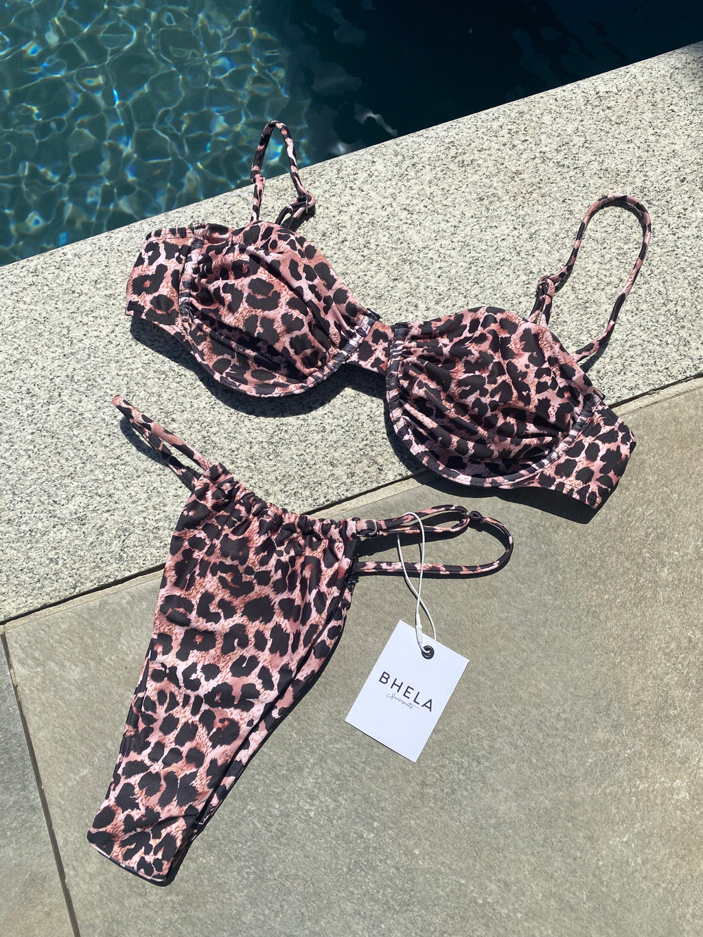 Bikini Push Up Animal Print