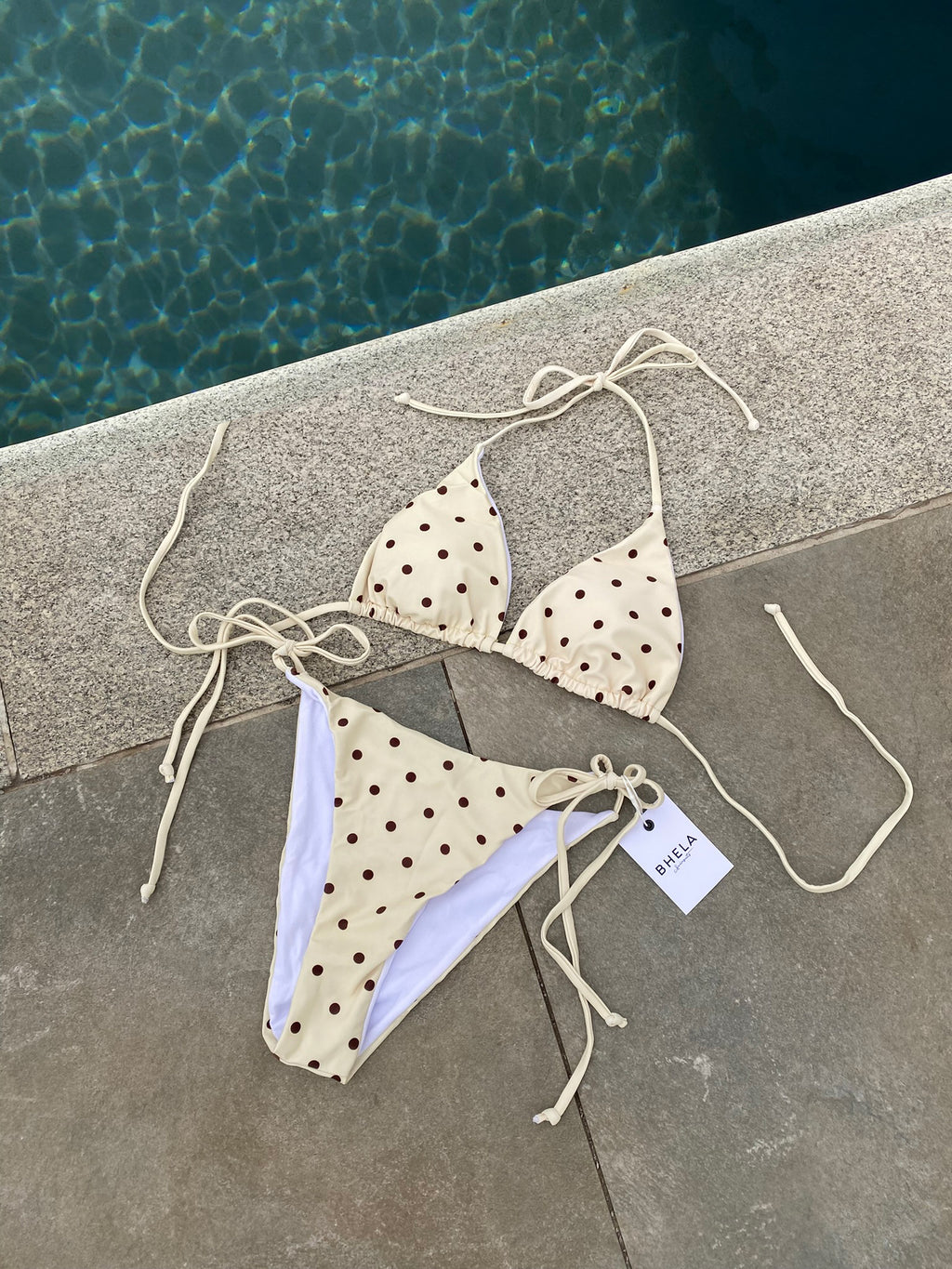 Bikini Polka Dots Butter Yellow