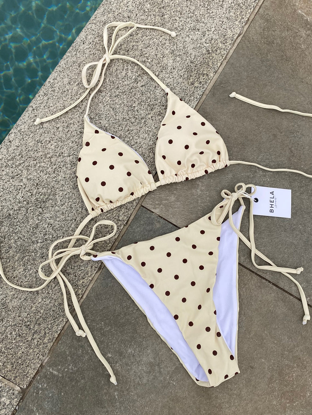 Bikini Polka Dots Butter Yellow