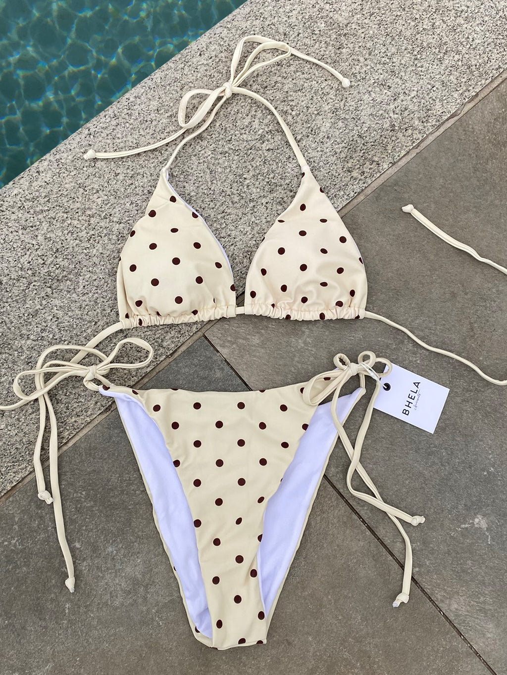Bikini Polka Dots Butter Yellow