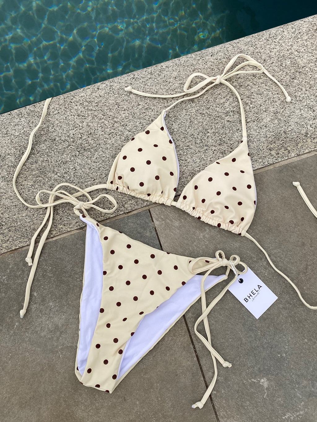 Bikini Polka Dots Butter Yellow