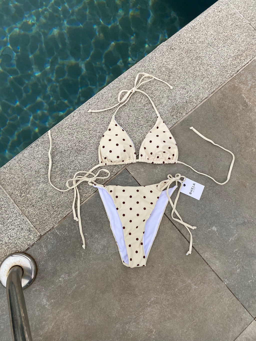 Bikini Polka Dots Butter Yellow