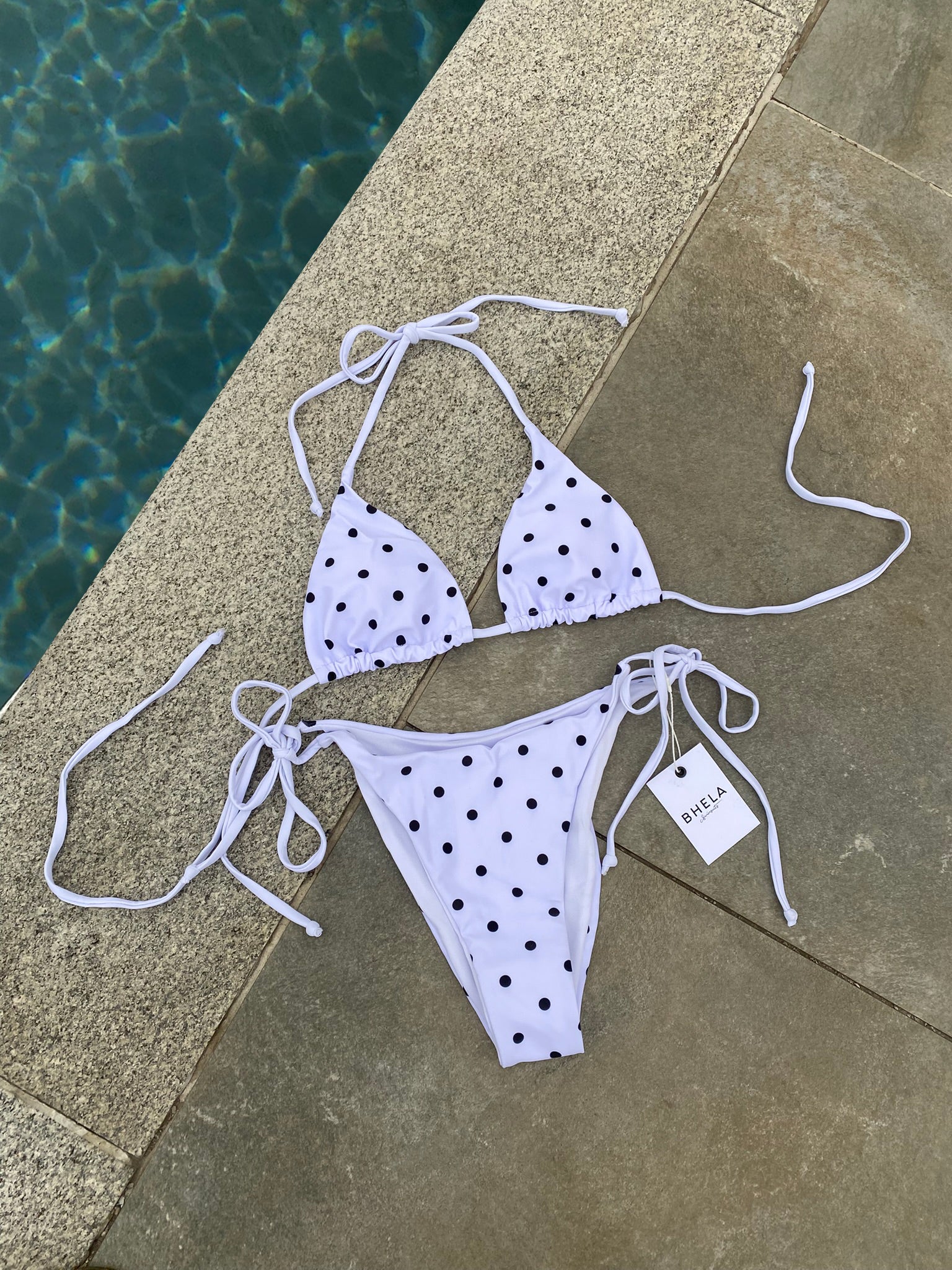 Bikini Polka Dots Blanco