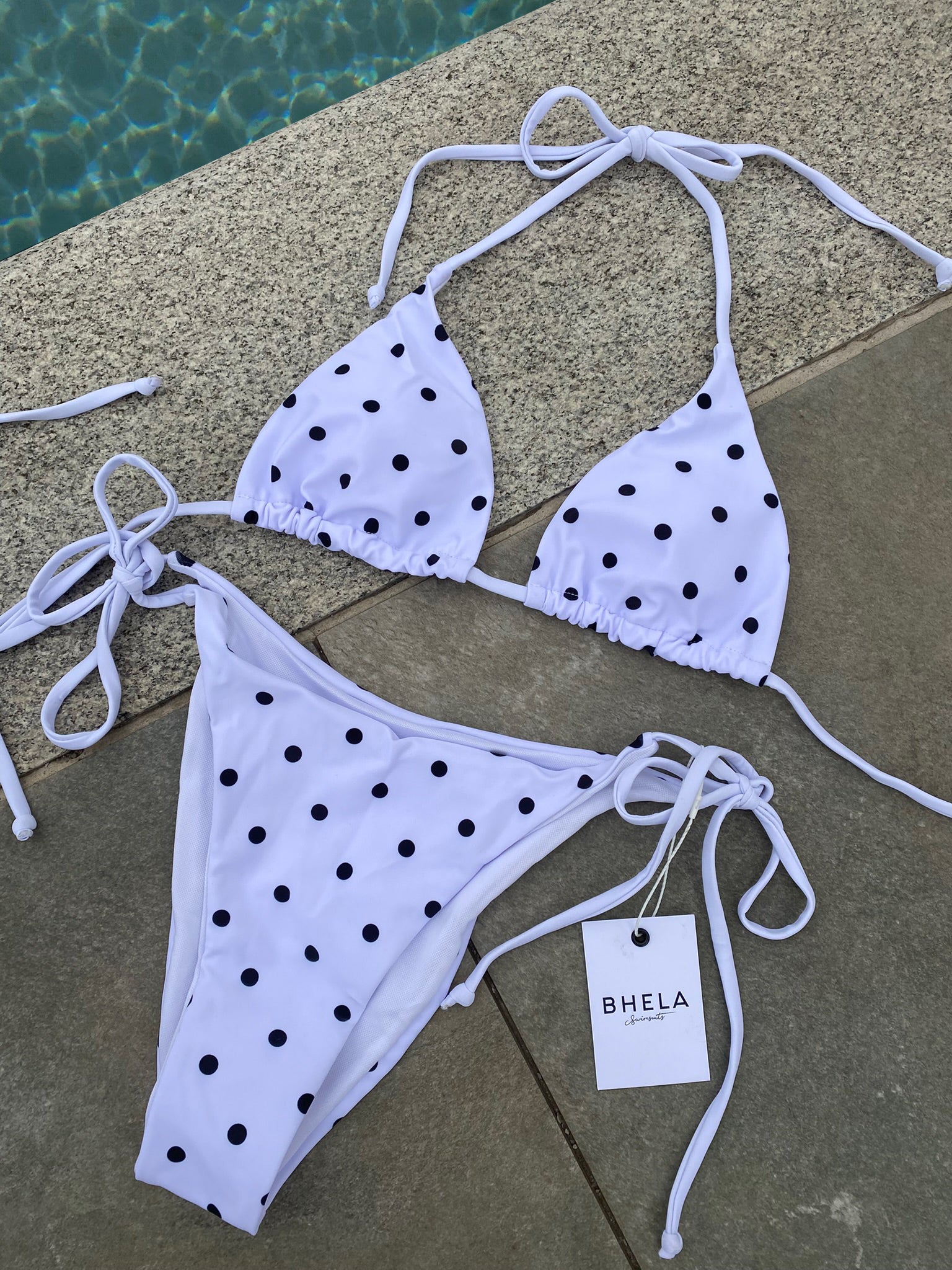 Bikini Polka Dots Blanco
